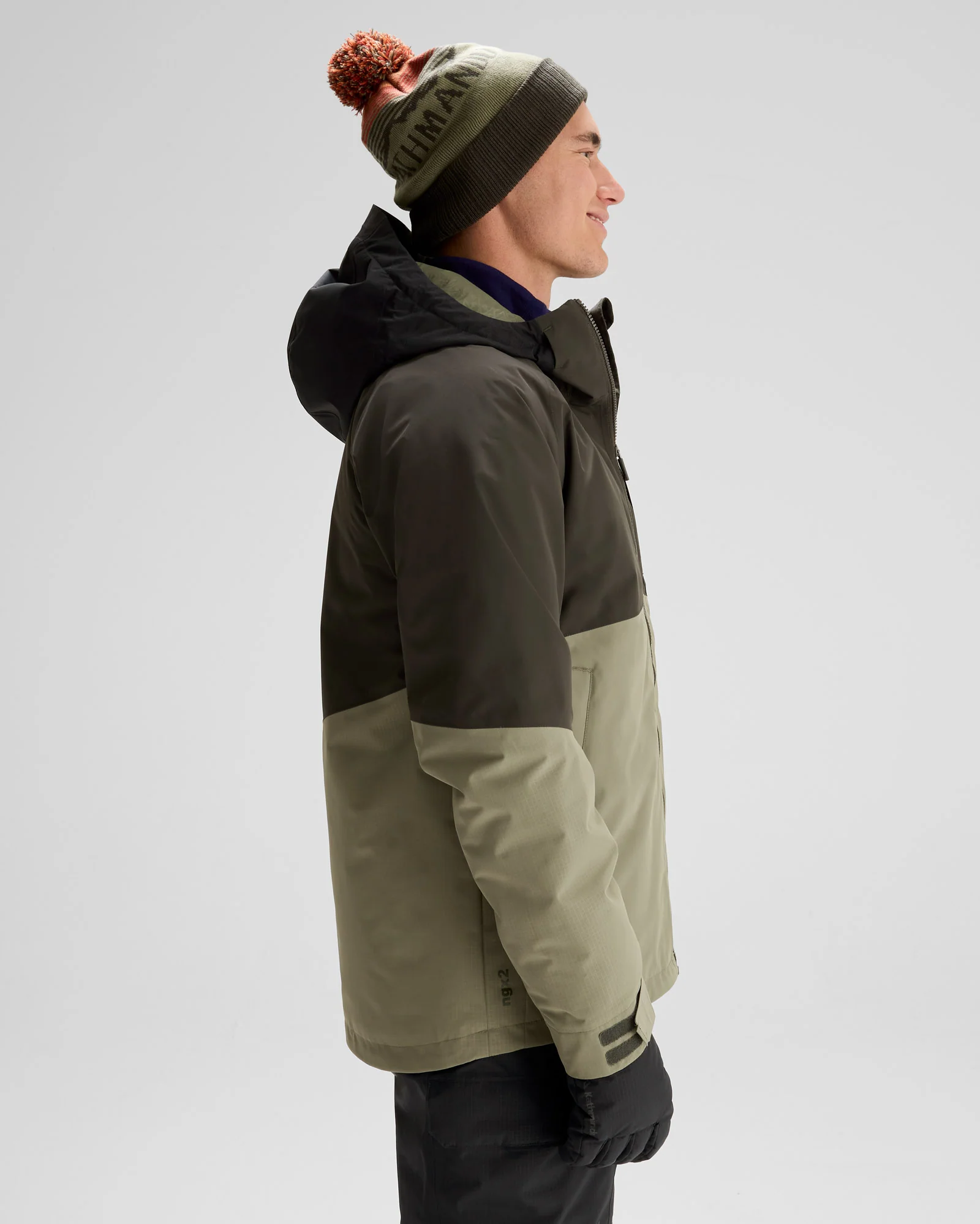 Men's PWDR-Days 2L Insulated Snow Jacket - Dark Moss/Beech - Image 3