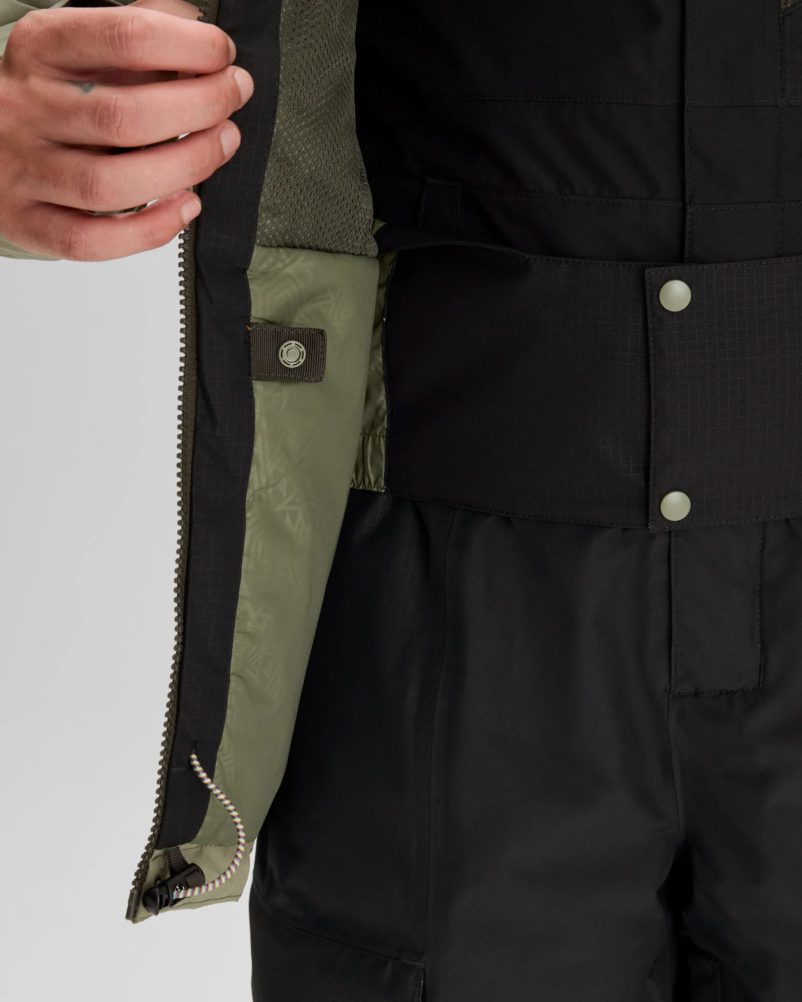 Men's PWDR-Days 2L Insulated Snow Jacket - Dark Moss/Beech - Image 9
