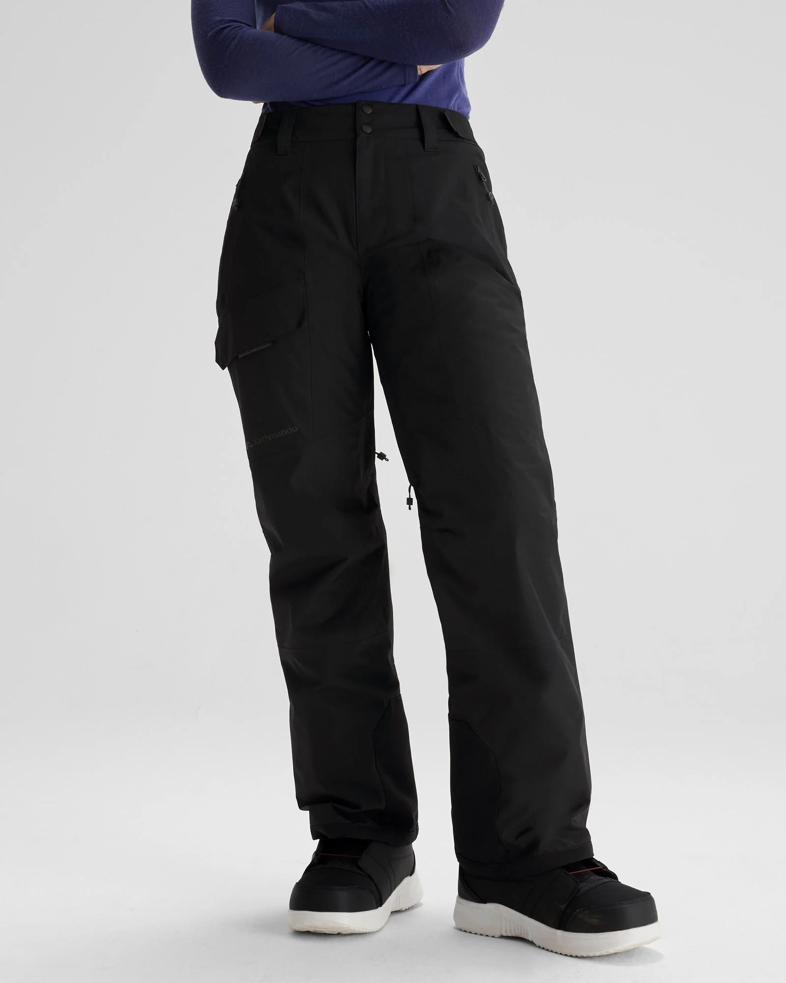 Women's PWDR-Days 2L Insulated Snow Pants - Black Stingray - Image 3