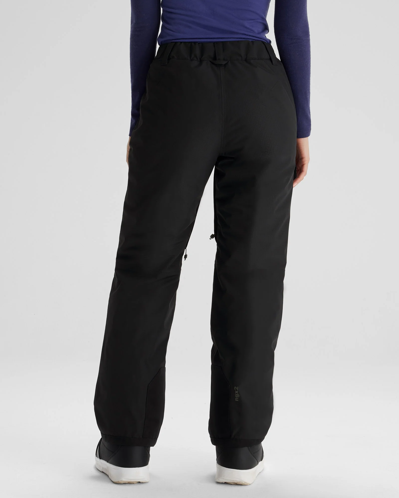 Women's PWDR-Days 2L Insulated Snow Pants - Black Stingray - Image 5