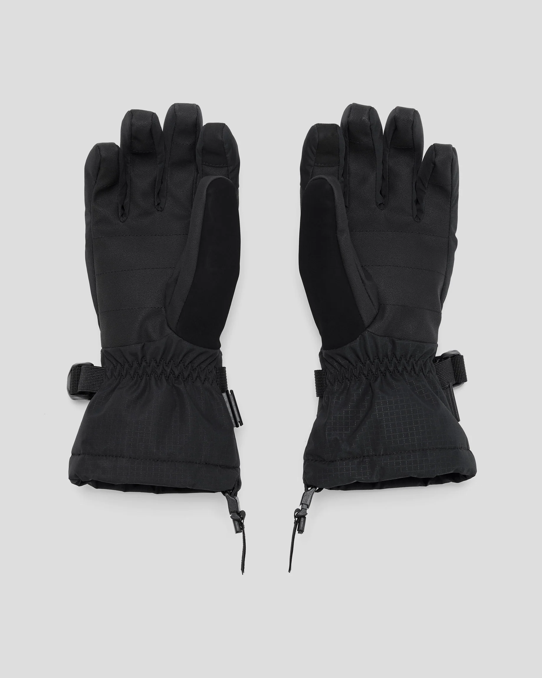 PWDR-Days Women's Insulated Snow Gloves - Black Stingray - Image 4