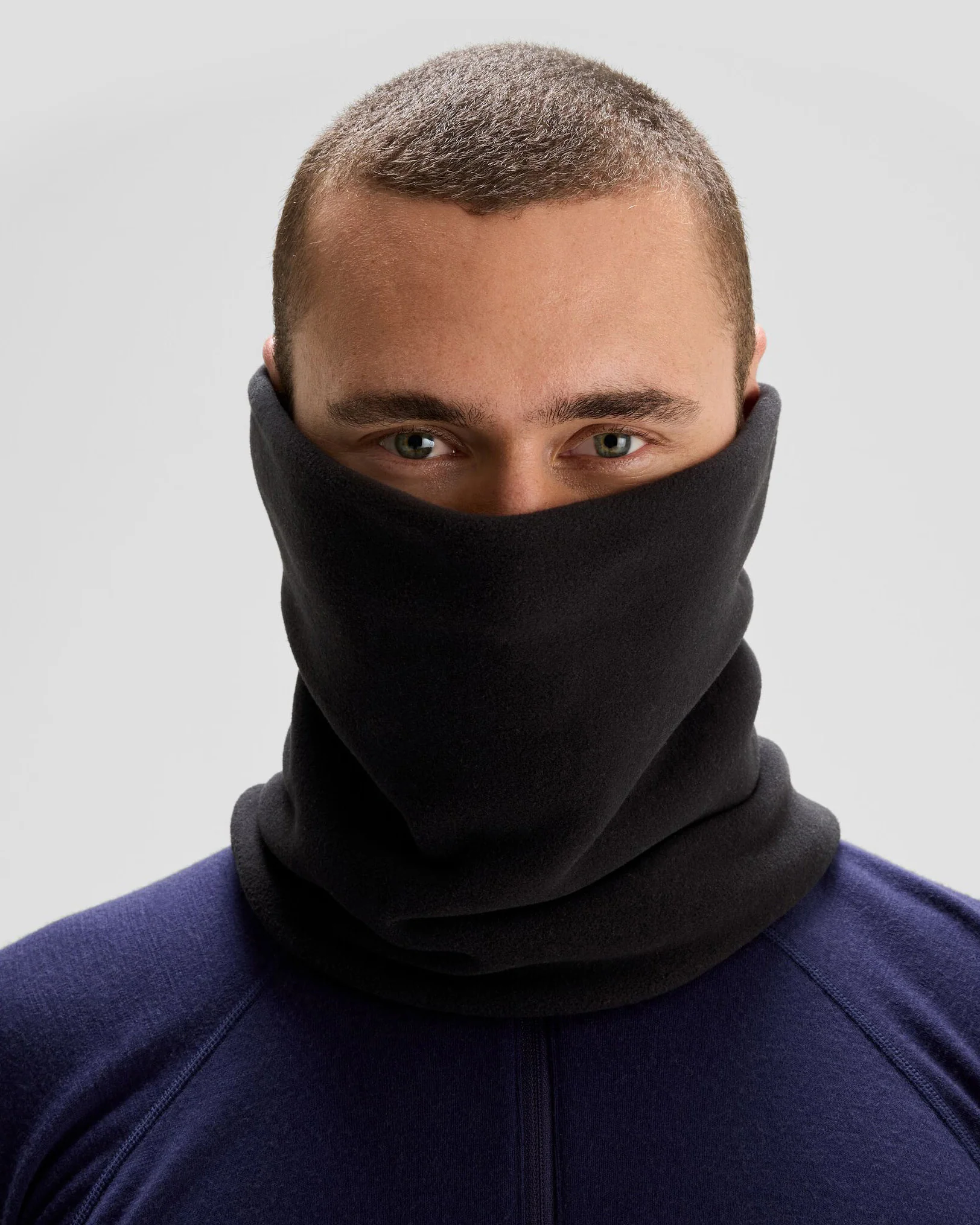 Ridge 100 PrimaLoft® Bio  Fleece Neck Gaiter - Black - Image 2