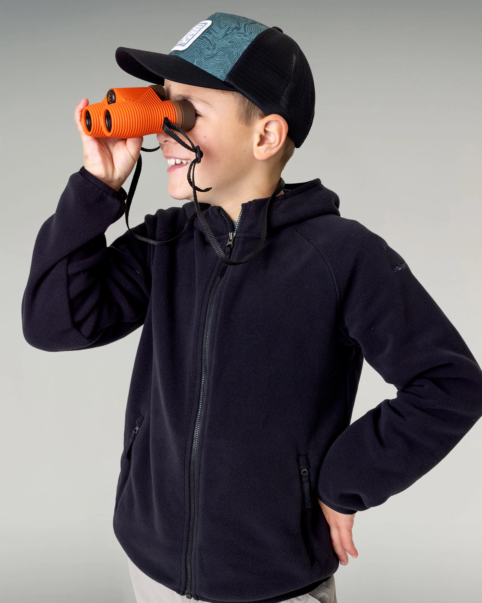 Kids Ridge 100 Primaloft Hooded Jacket - Black