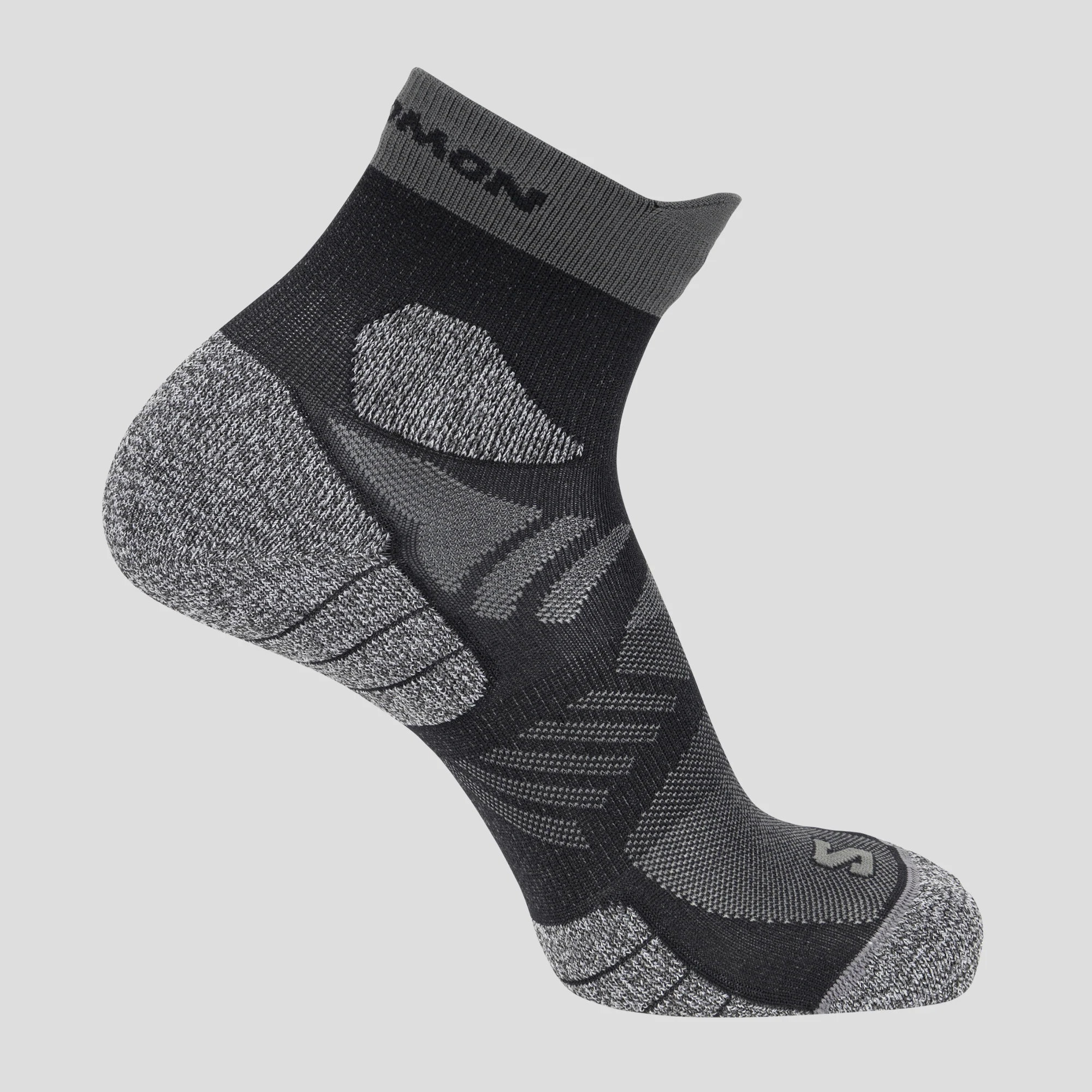 Salomon Aero Ankle Socks - Black/Castlerock