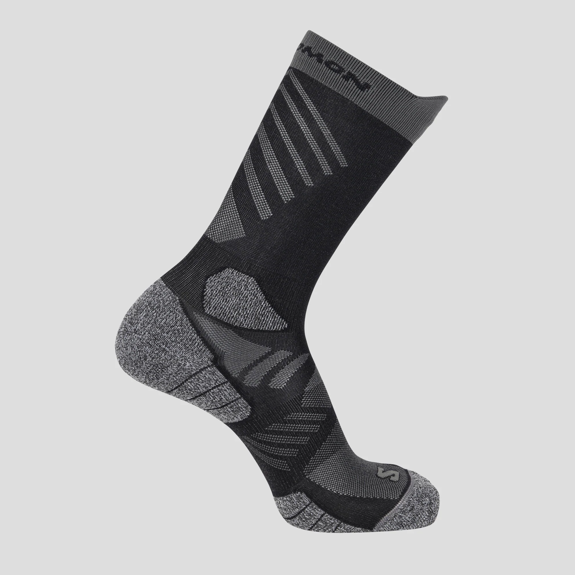 Salomon Aero Crew Socks - Black/Castlerock