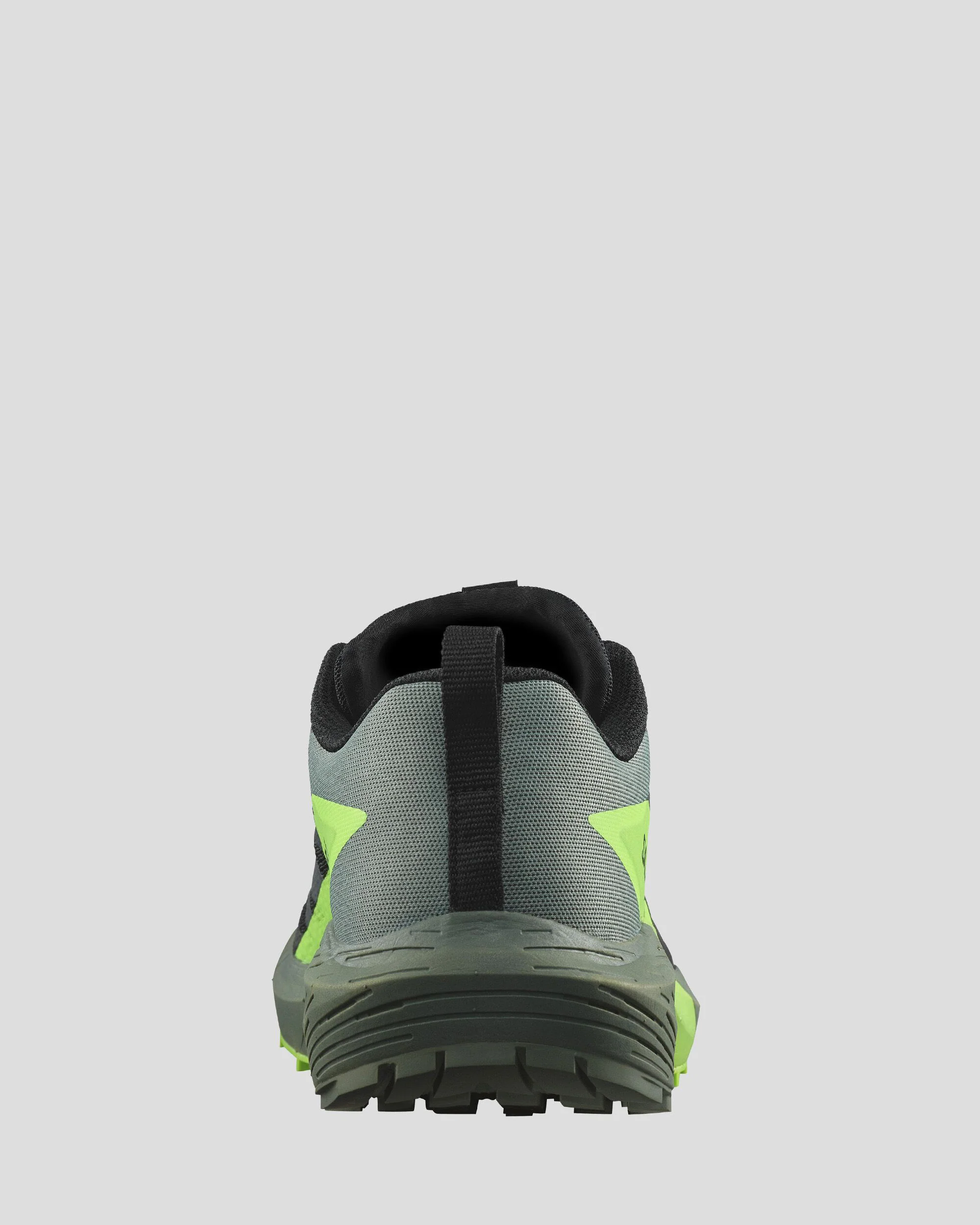 Men's Salomon Sense Ride 5 Trail Running Shoes - Black/Laurel Wreath/Green Gecko - Image 6