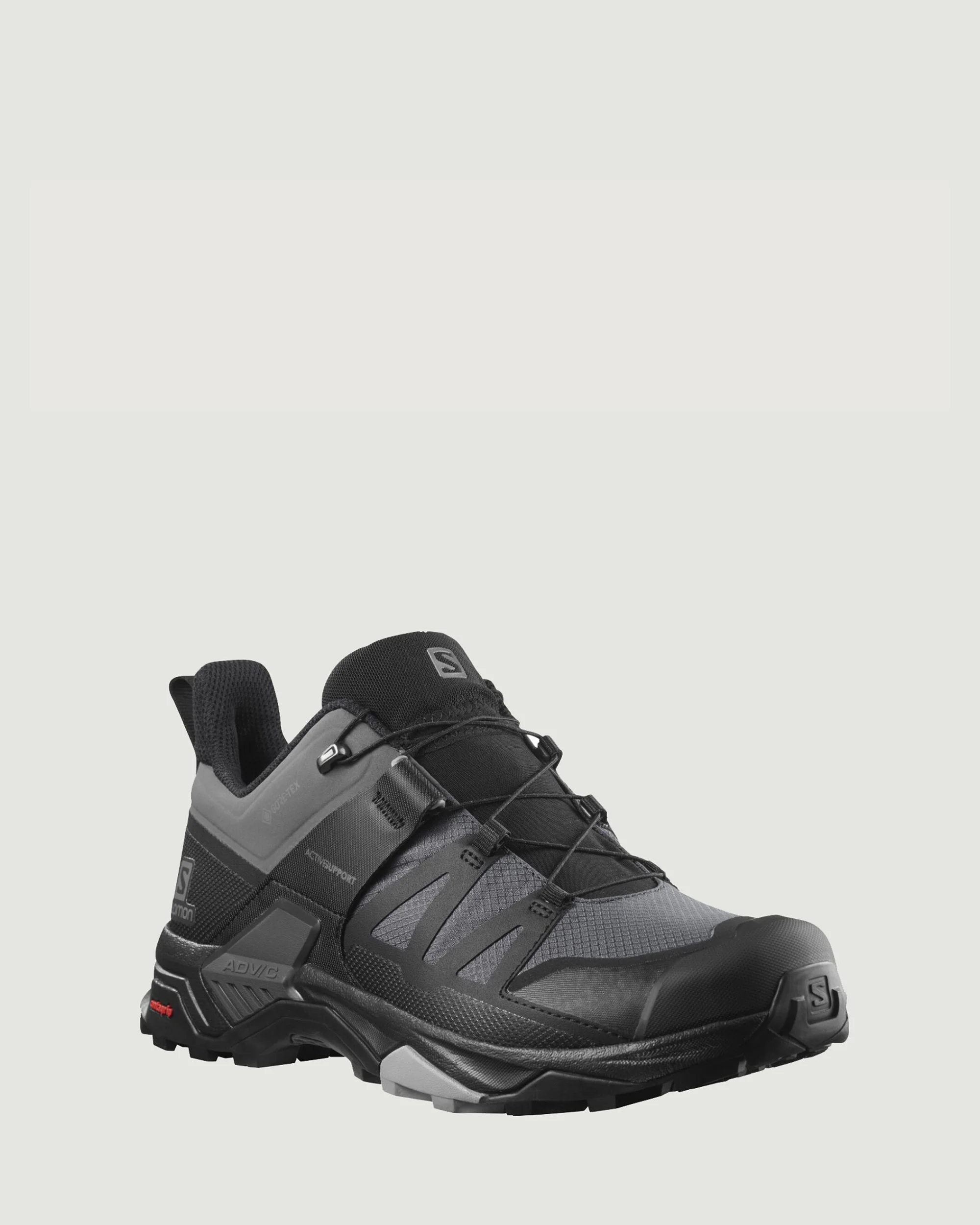 Men's Salomon X Ultra 4 GTX Hiking Shoes - Magnet/Black/Monument - Image 2