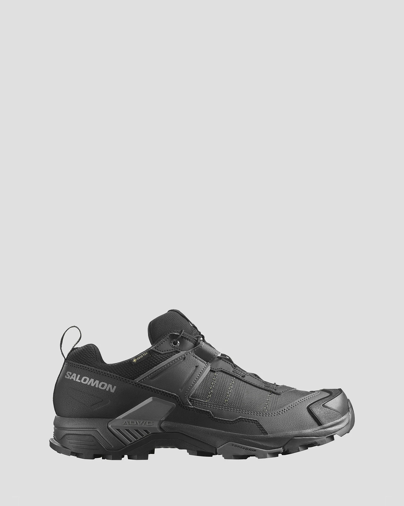 Men's Salomon X Ultra 5 GTX Hiking Shoes - Black/Asphalt/Castlerock