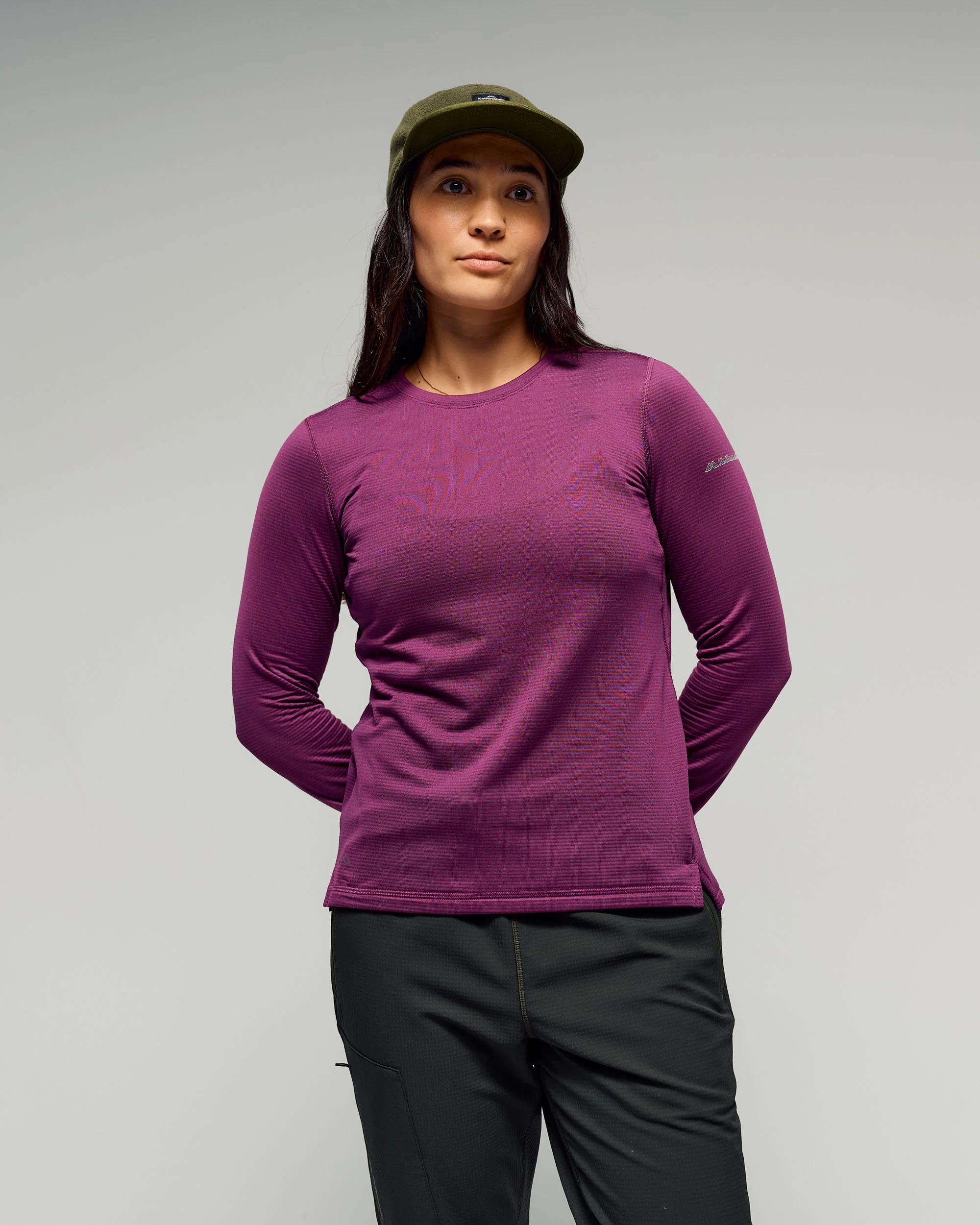 Women's Seeker Fleece Long Sleeve Top - Berry