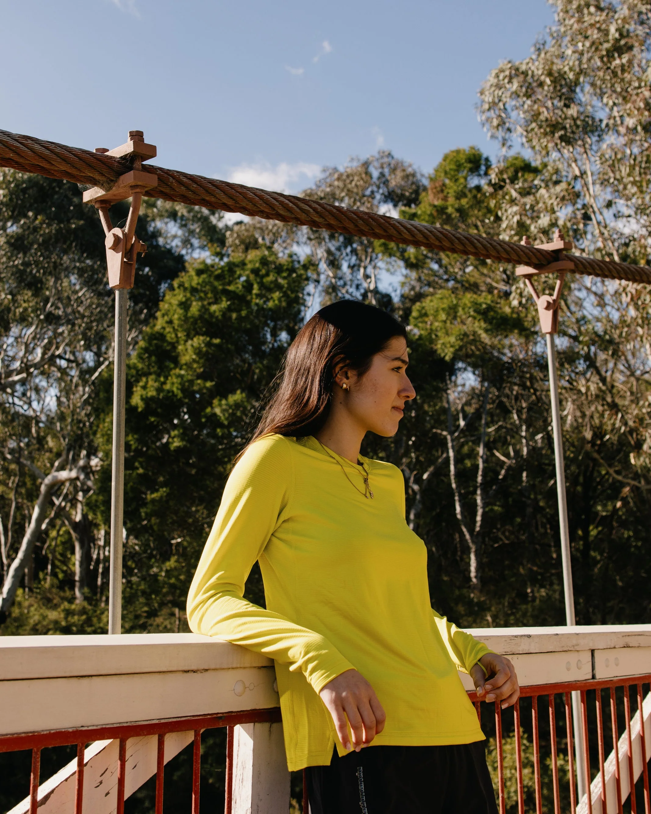Women's Seeker Fleece Long Sleeve Top - Bright Moss - Image 6