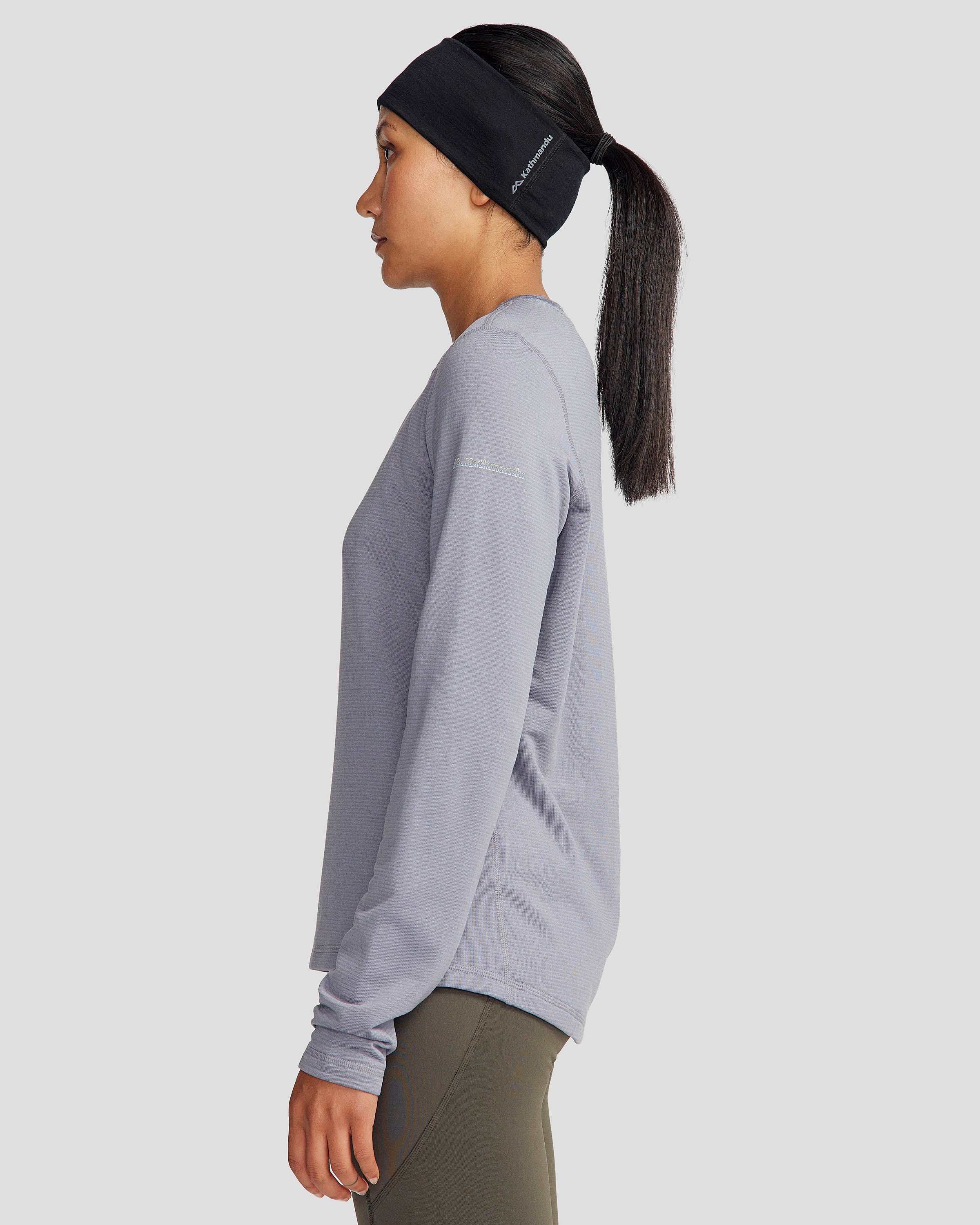 Women's Seeker Fleece Long Sleeve Top - Dark Haze - Image 2