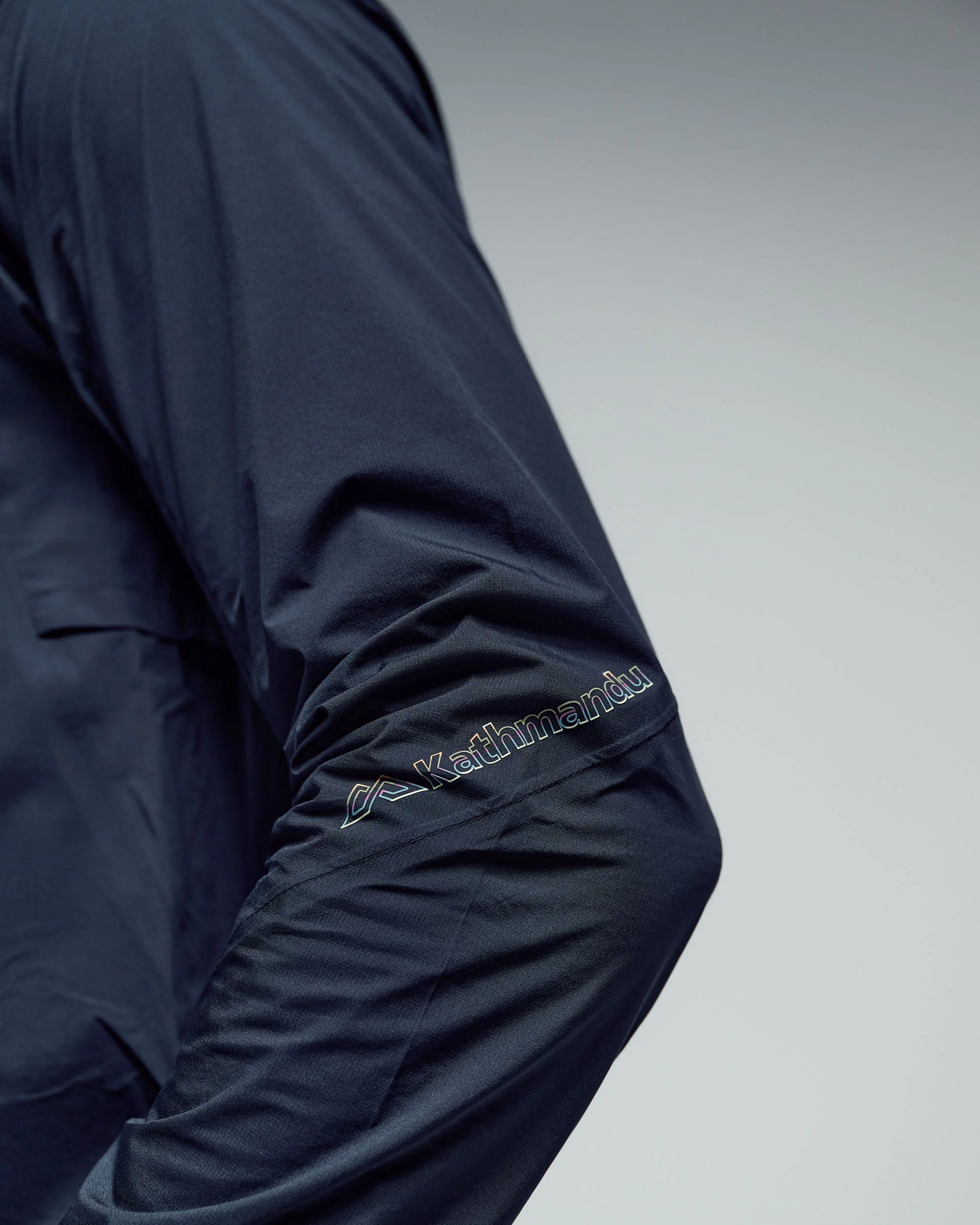 Men's Seeker 2.5L Rain Jacket - Black Stingray - Image 10