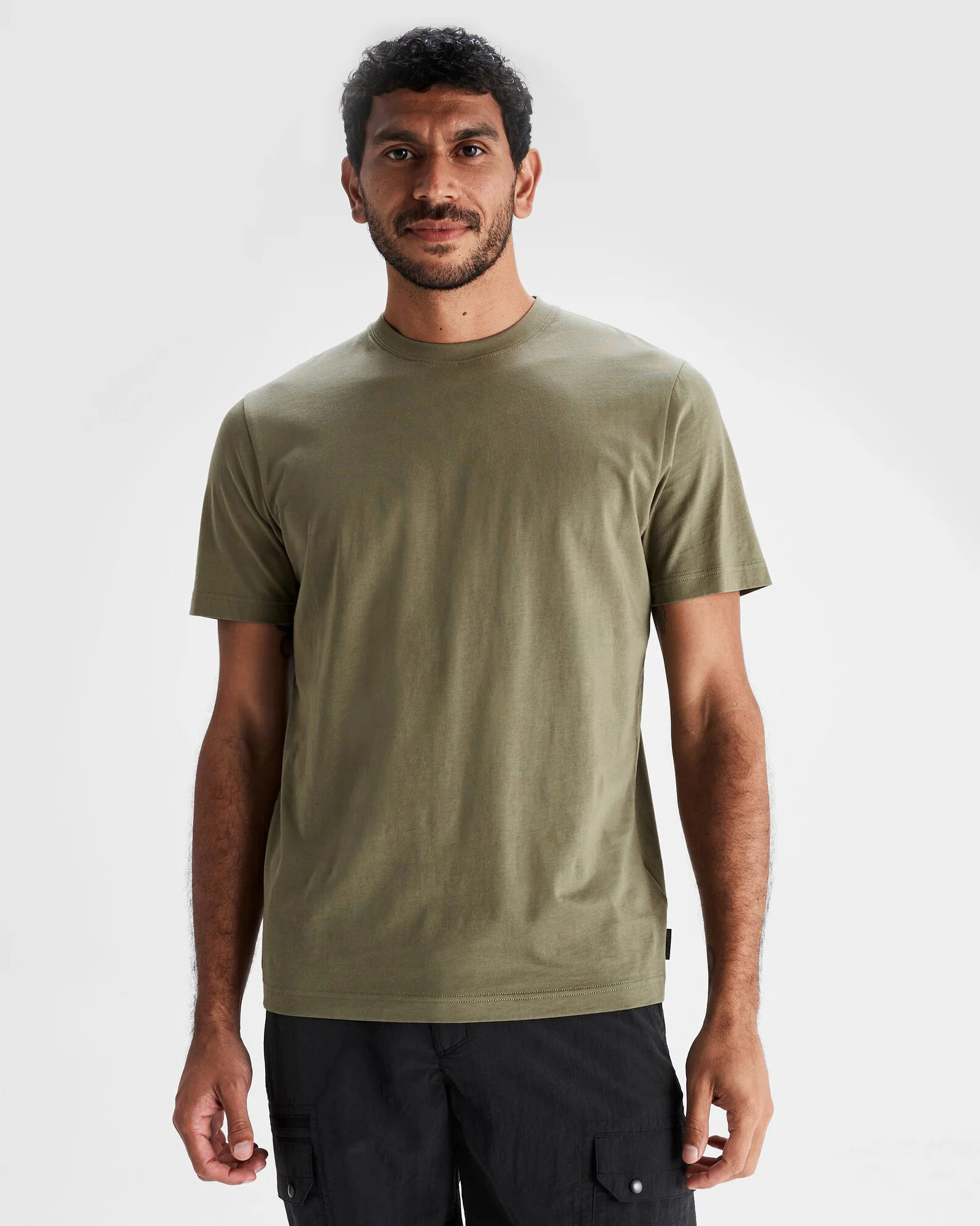 Men's Solid Organic Cotton T-shirt - Beech