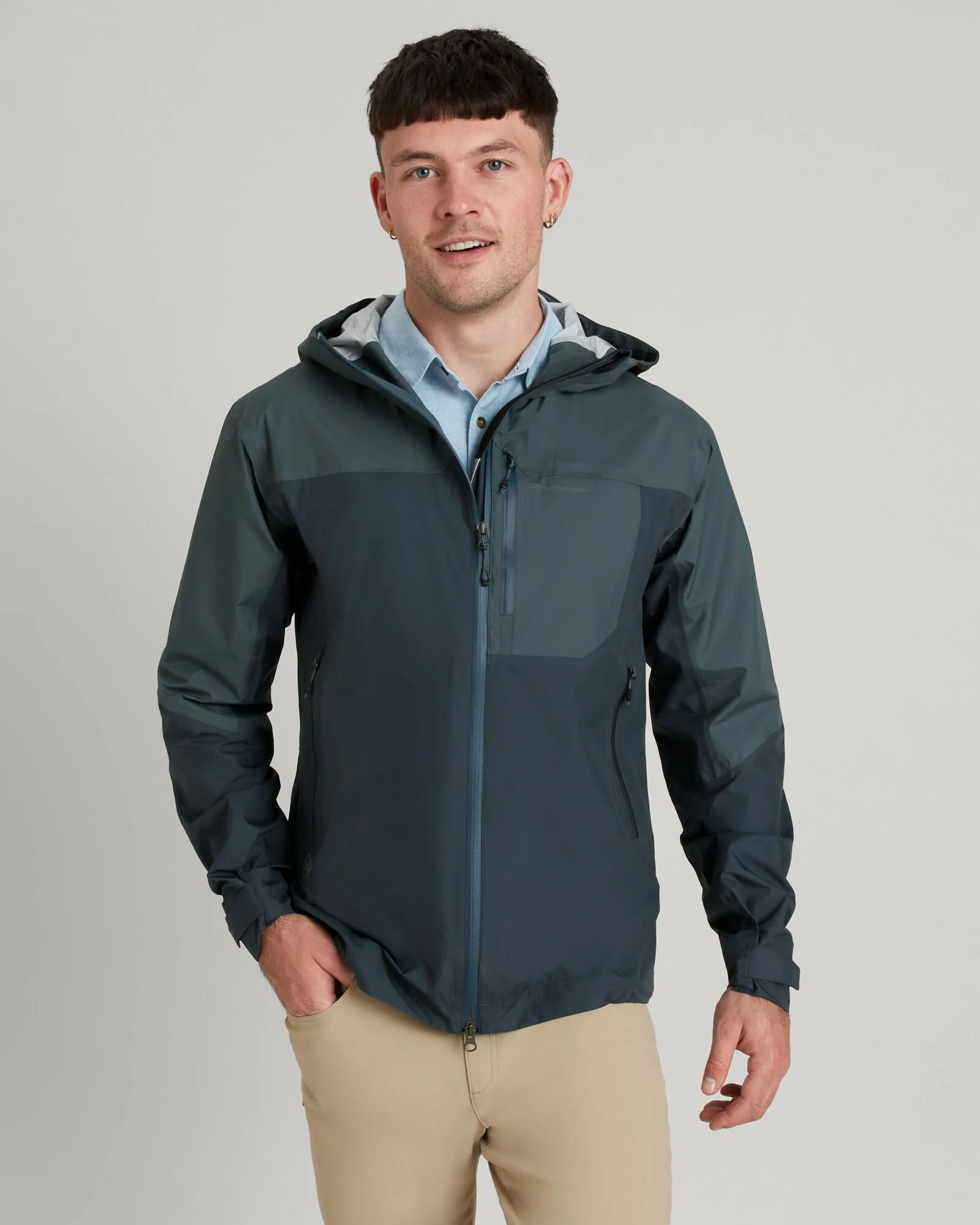 Men's STORM-Chaser 3-layer Rain Jacket - Night/Light Night