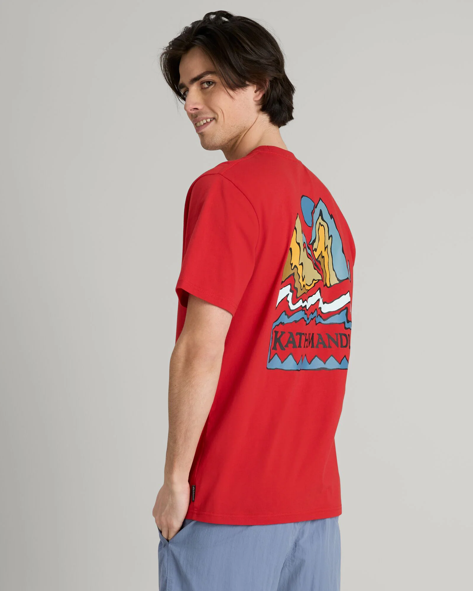 Men's Summit Print Organic Cotton T-shirt - Spicy Chilli Pepper - Image 2