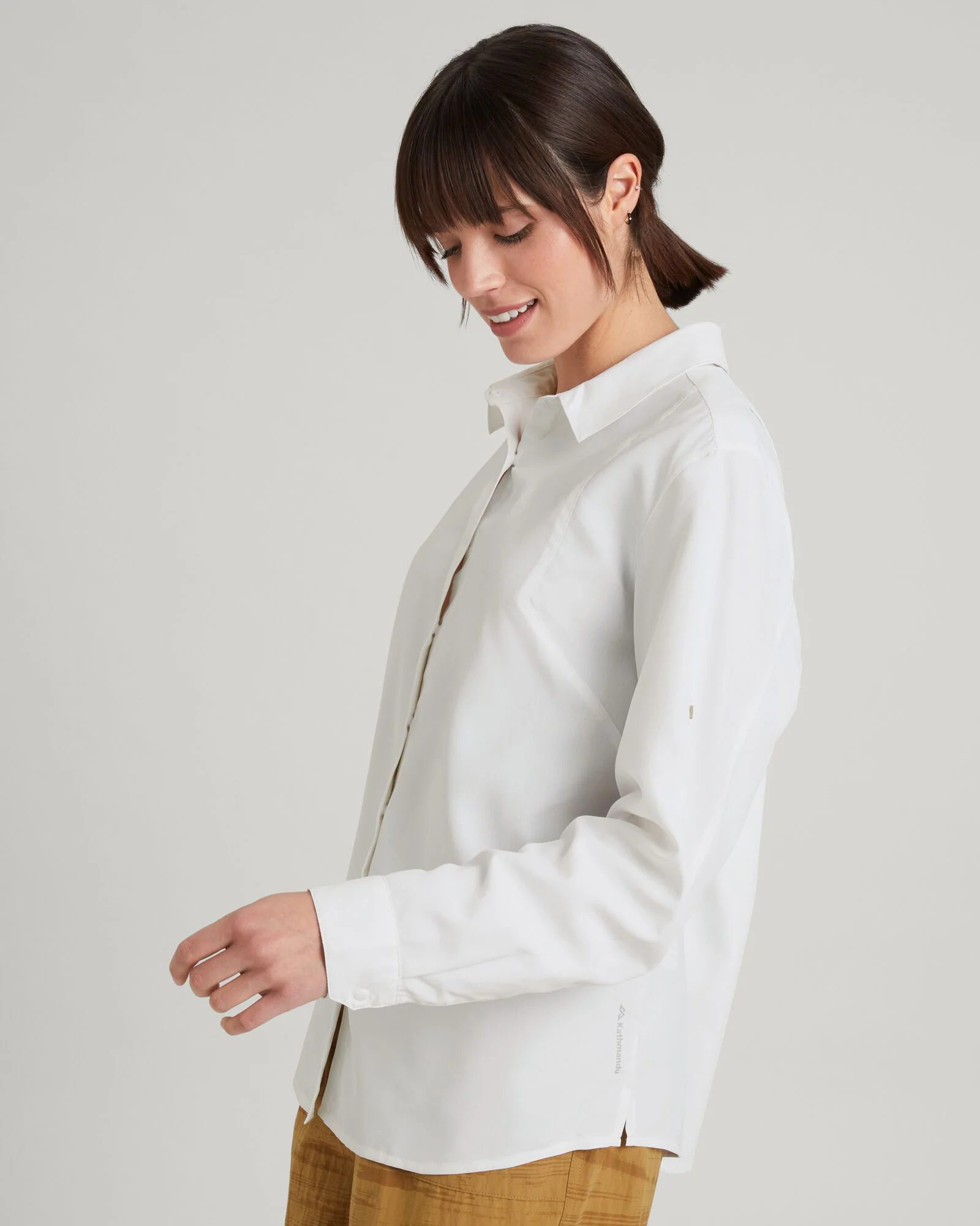 SUN-Scout UPF Women's Long Sleeve Shirt - White - Image 2