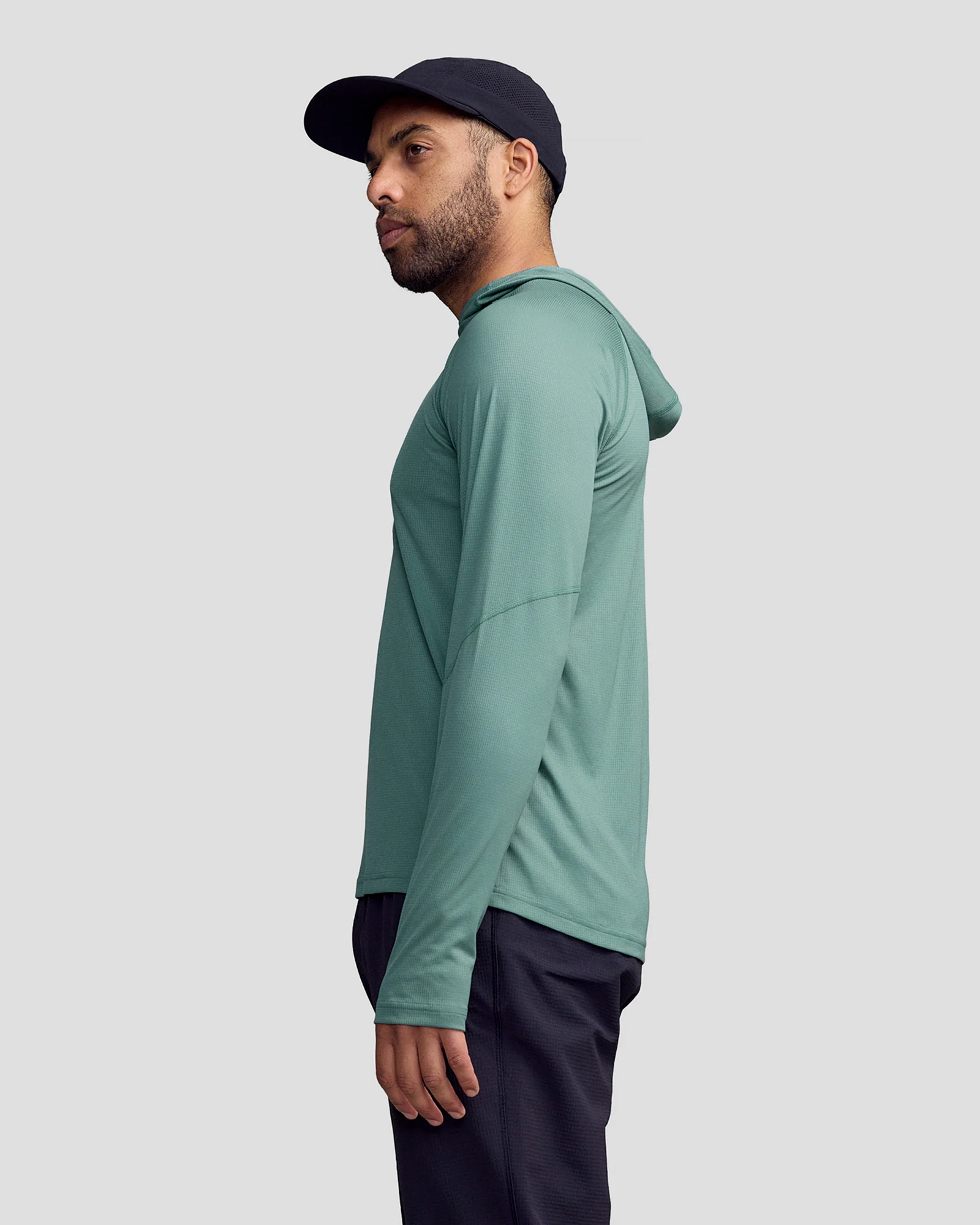 Men's SUN-Stopper LT Hoodie - Light Forest - Image 4