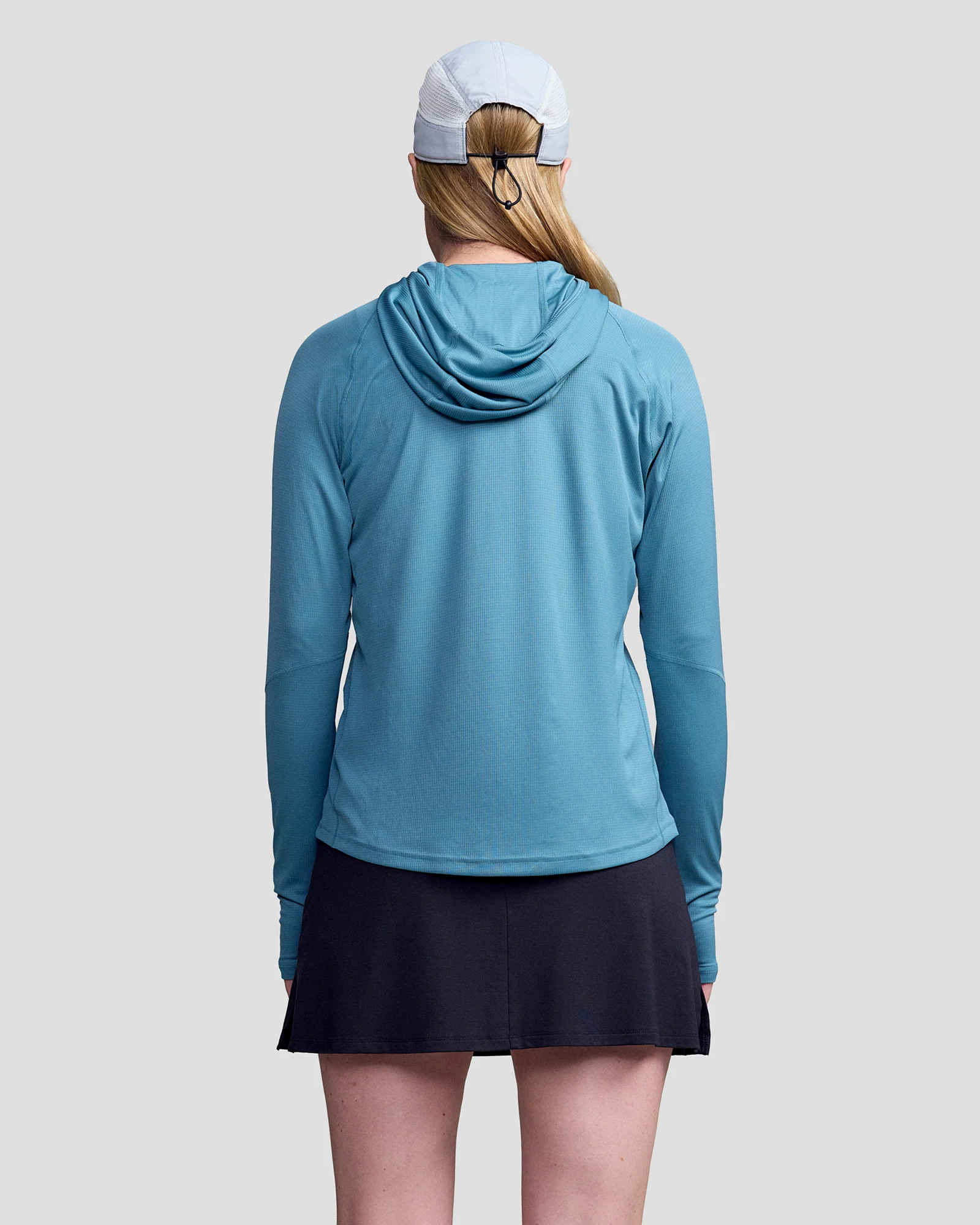 Women's SUN-Stopper LT Hoodie - Hooded Top - Washed Blue - Image 4