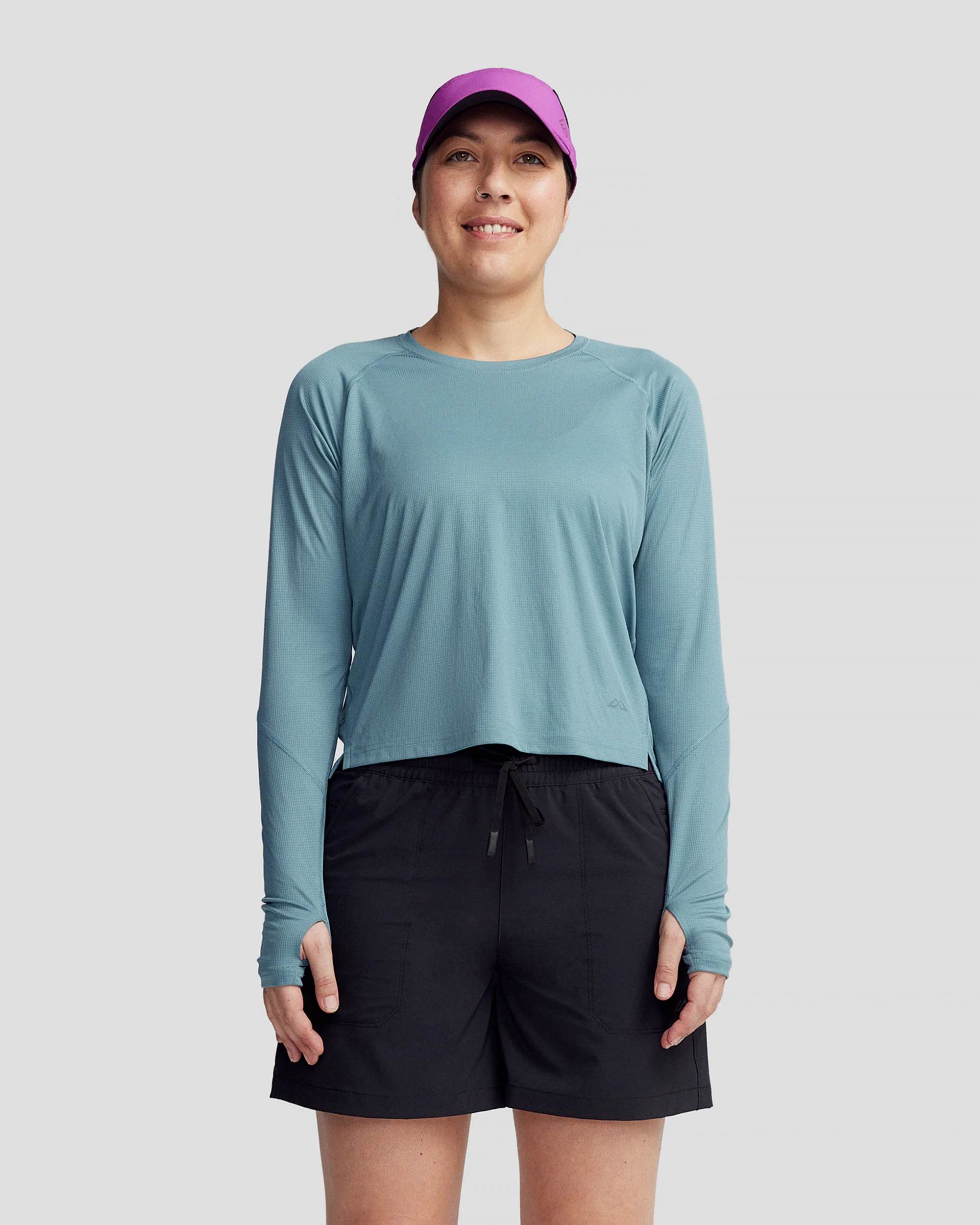 Women's SUN-Stopper LT L/S Top - Washed Blue - Image 4