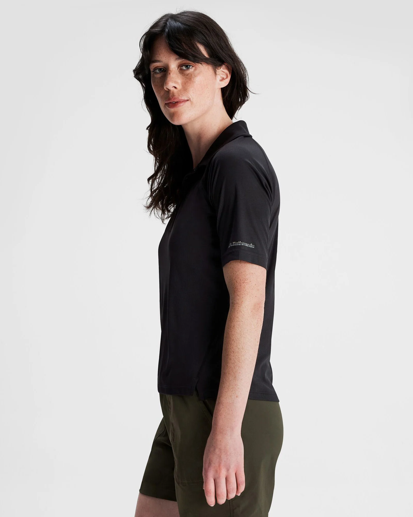 Women's SUN-Stopper LT Polo Shirt - Black Stingray - Image 2