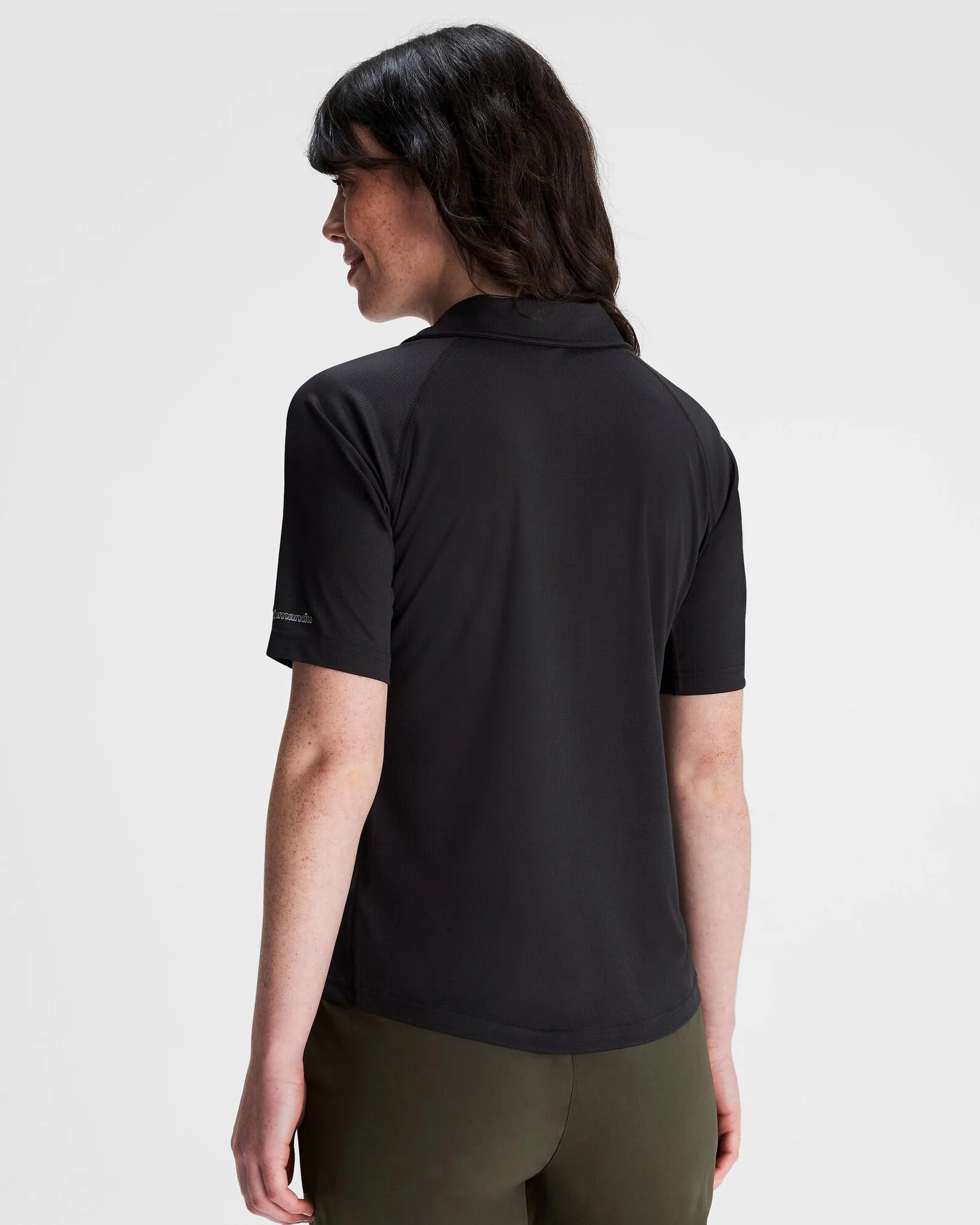 Women's SUN-Stopper LT Polo Shirt - Black Stingray - Image 3