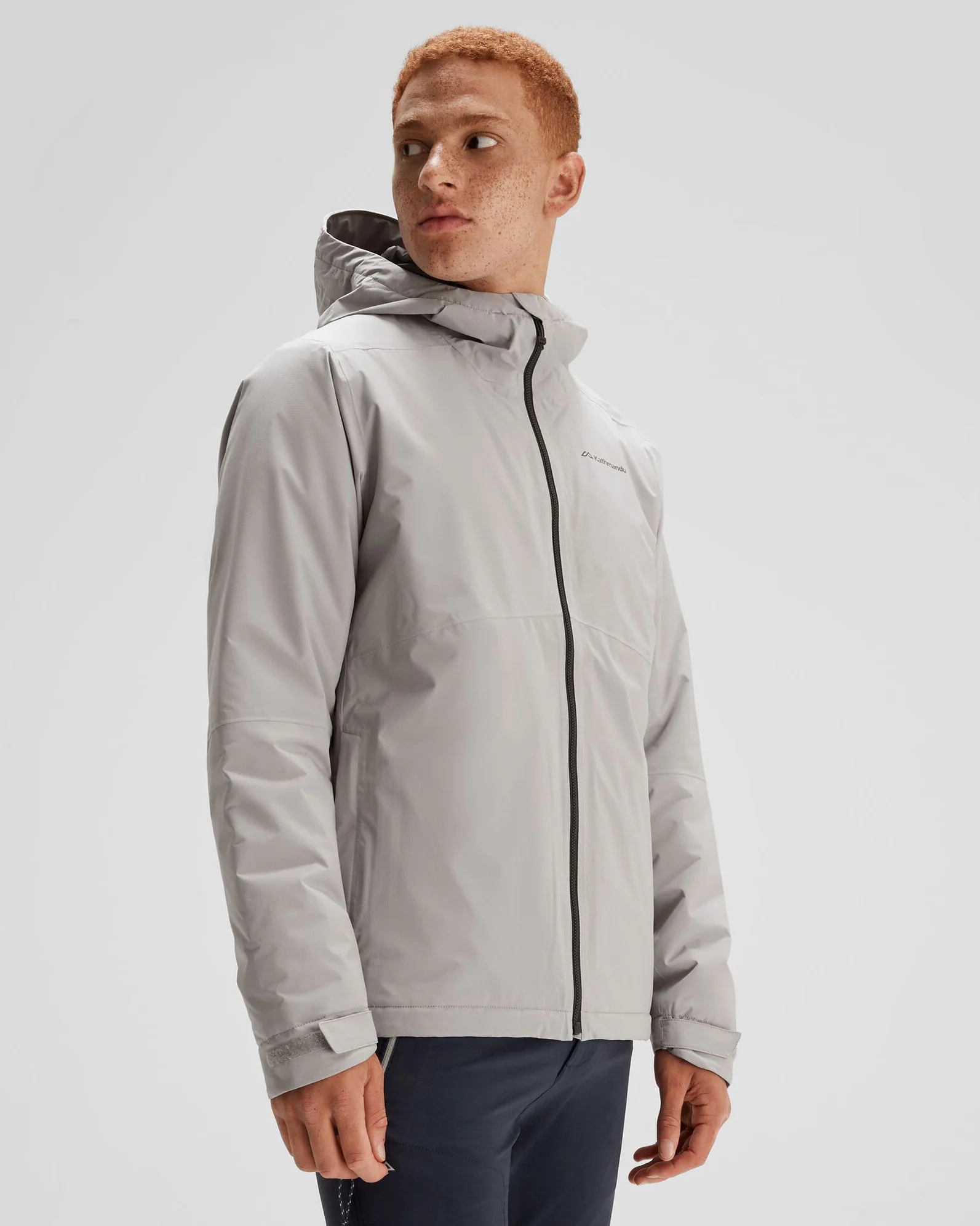 Men's Trailhead 2L Insulated Rain Jacket - Steel Grey - Image 3
