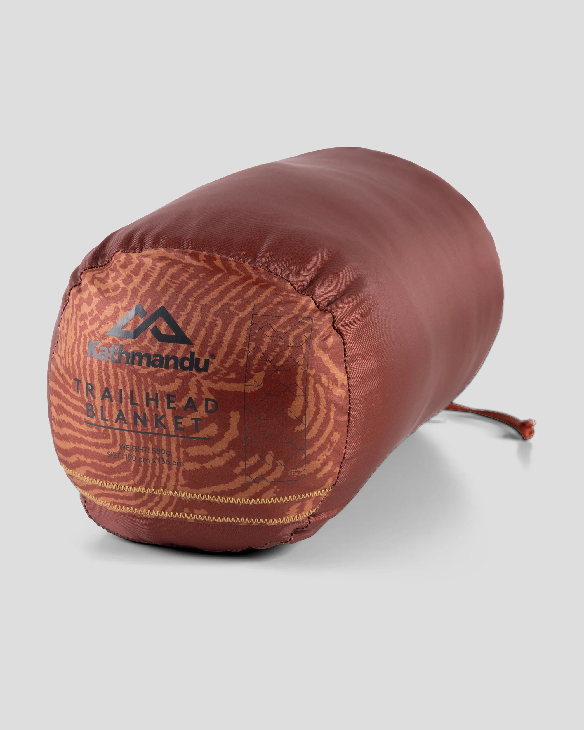 Trailhead Blanket  -  Redwood Nature Lines Print - Image 2