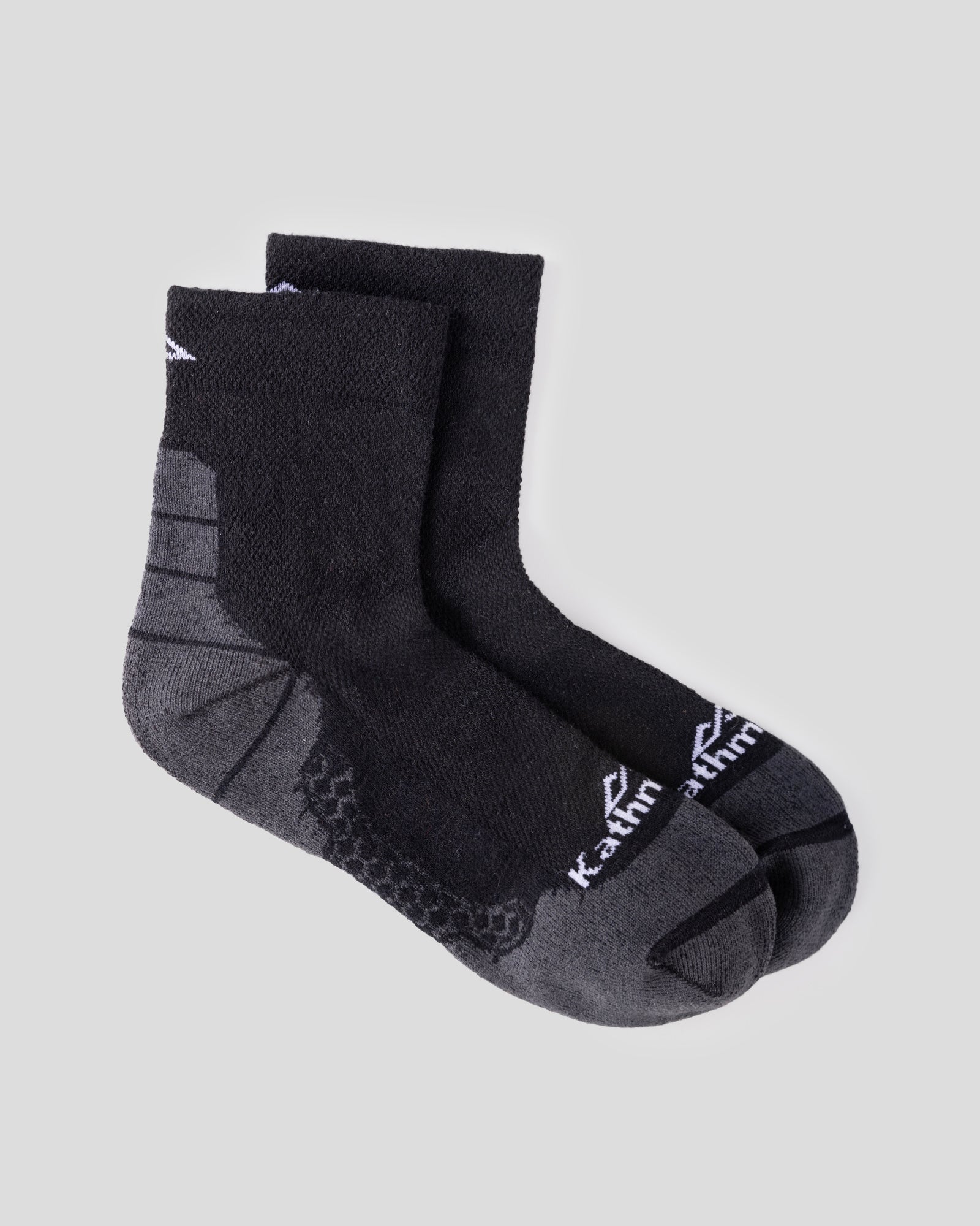 Trailhead driMOTION 1/4 Crew Socks - Black Stingray
