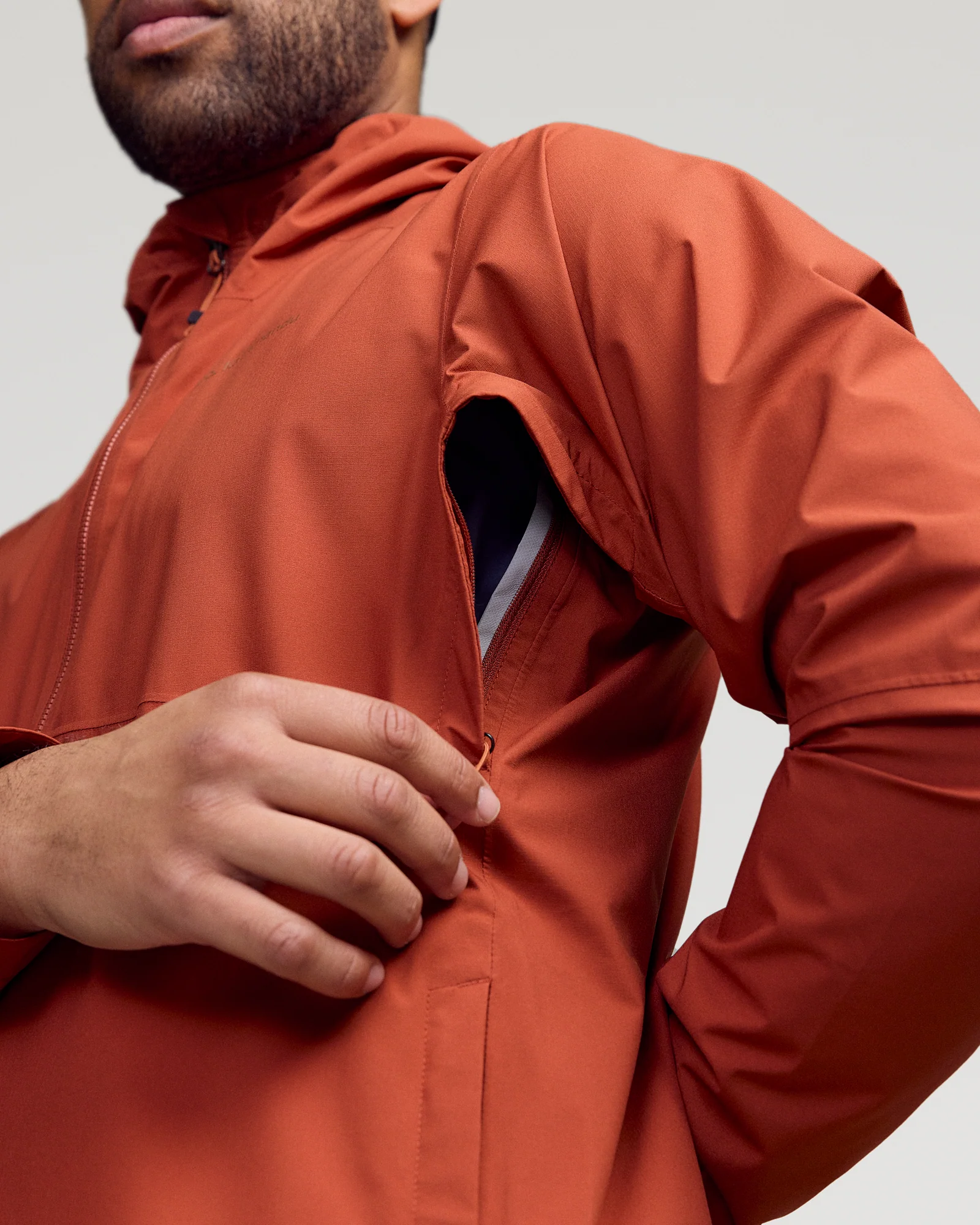 Men's Trailhead Stretch 2.5-layer Rain Jacket - Redwood - Image 5