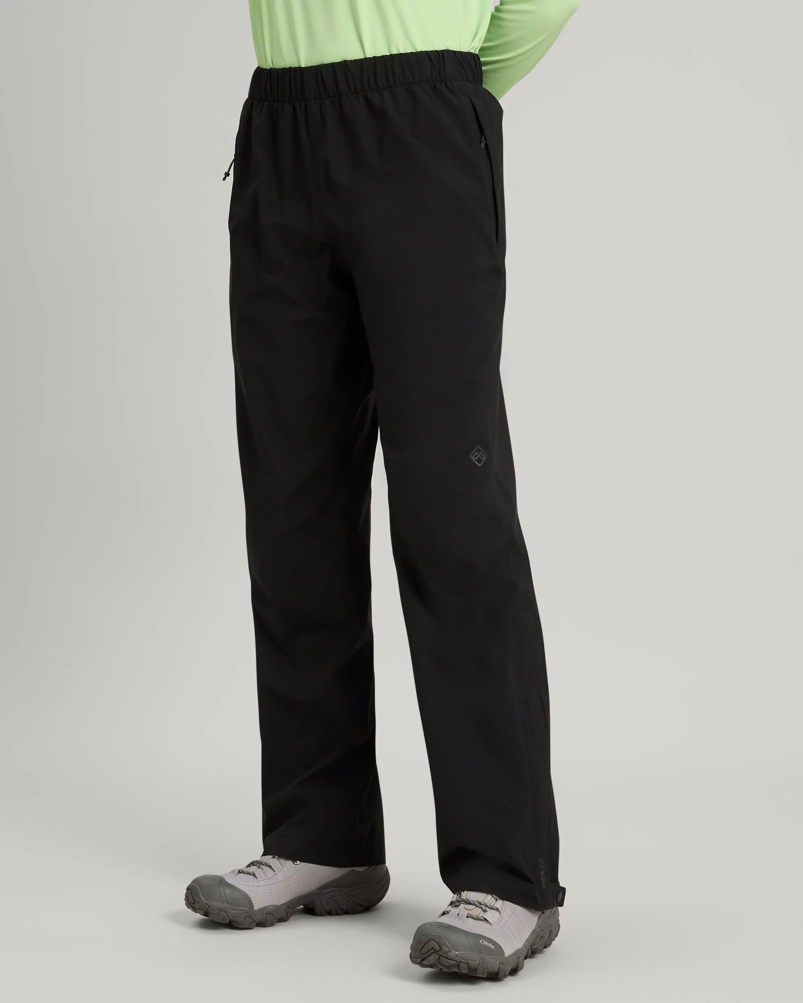 Women's Trailhead Stretch 2.5-layer Rain Pants - Black Stingray - Image 2