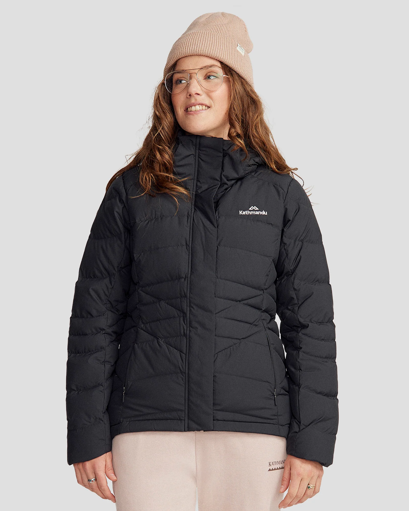 Women's Winterburn Hooded Down Jacket - Black