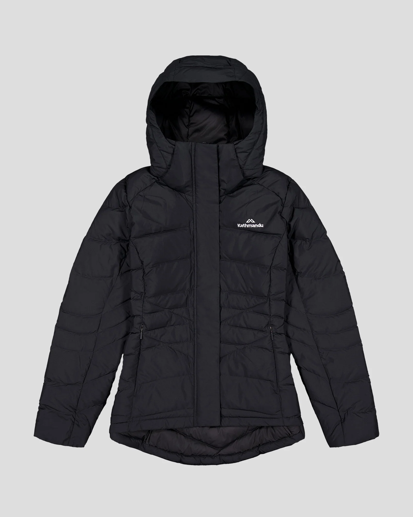 Women's Winterburn Hooded Down Jacket - Black - Image 5