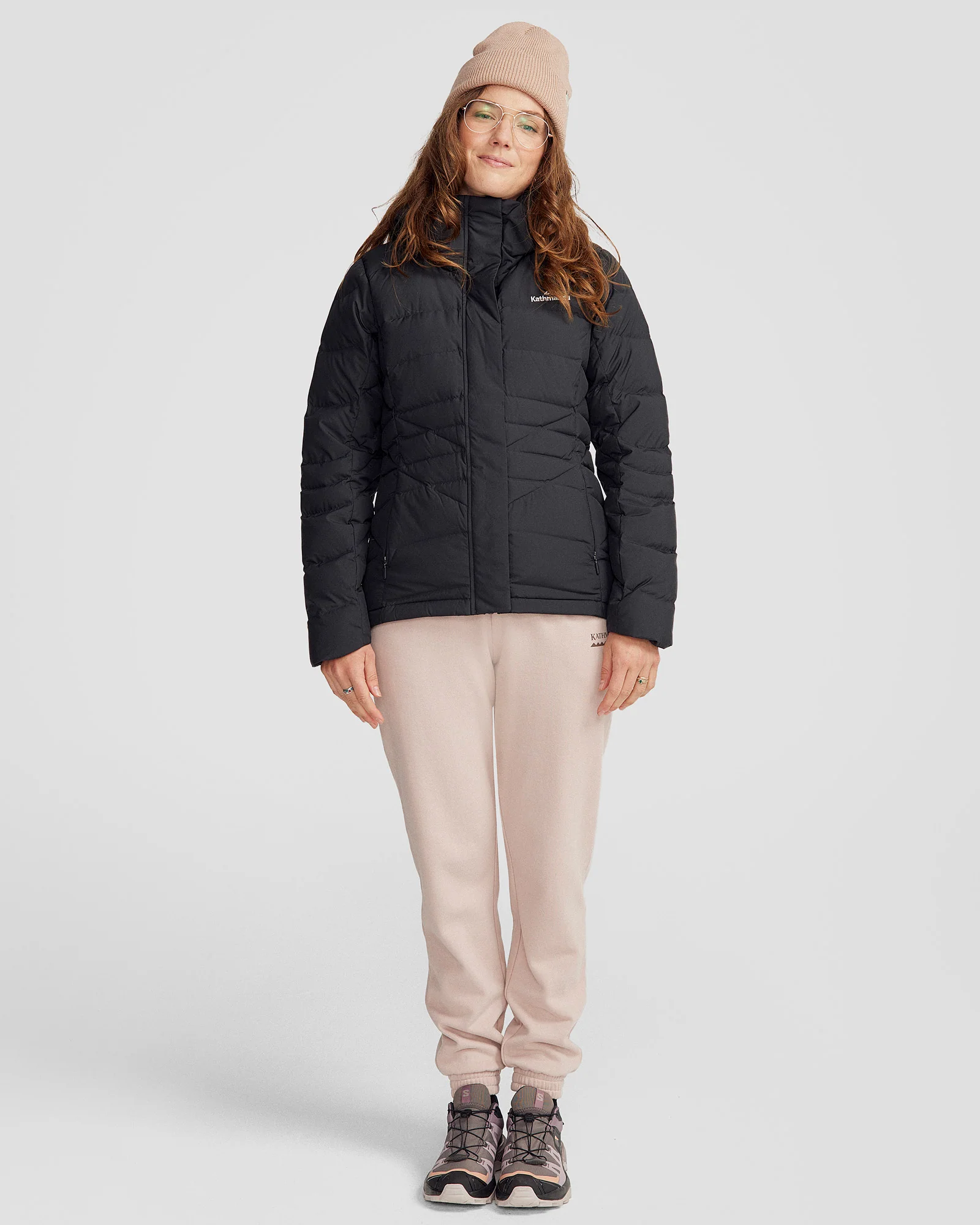 Women's Winterburn Hooded Down Jacket - Black - Image 6