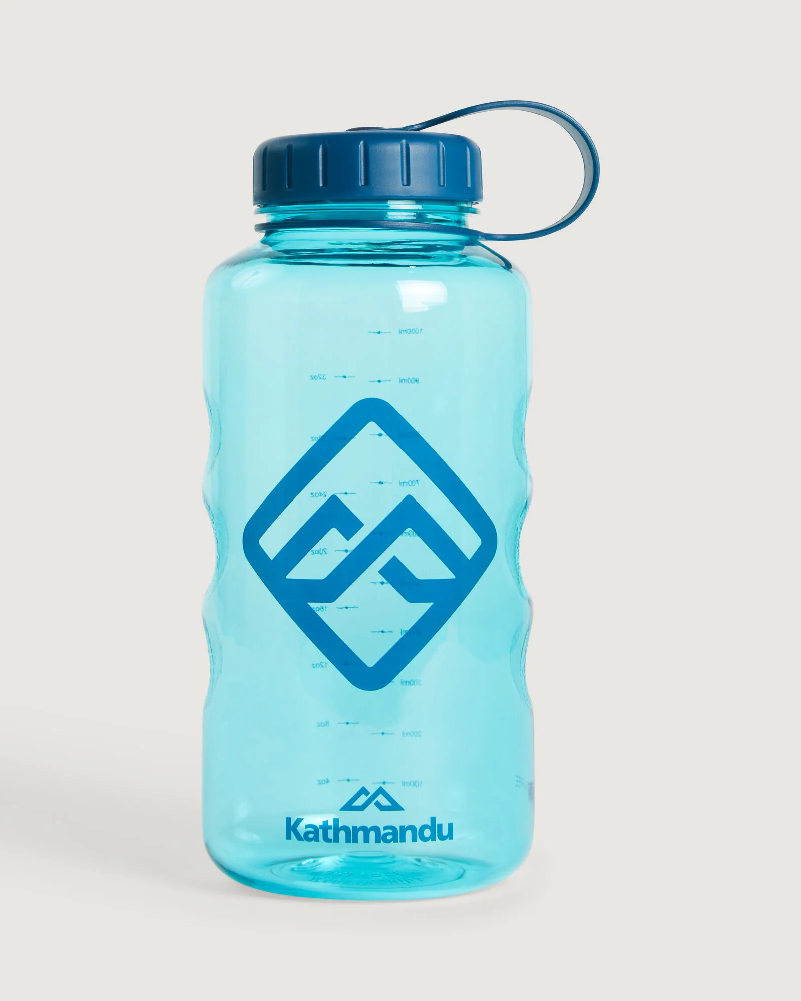 Tritan Wide Mouth Water Bottle - 1L - Steel Blue