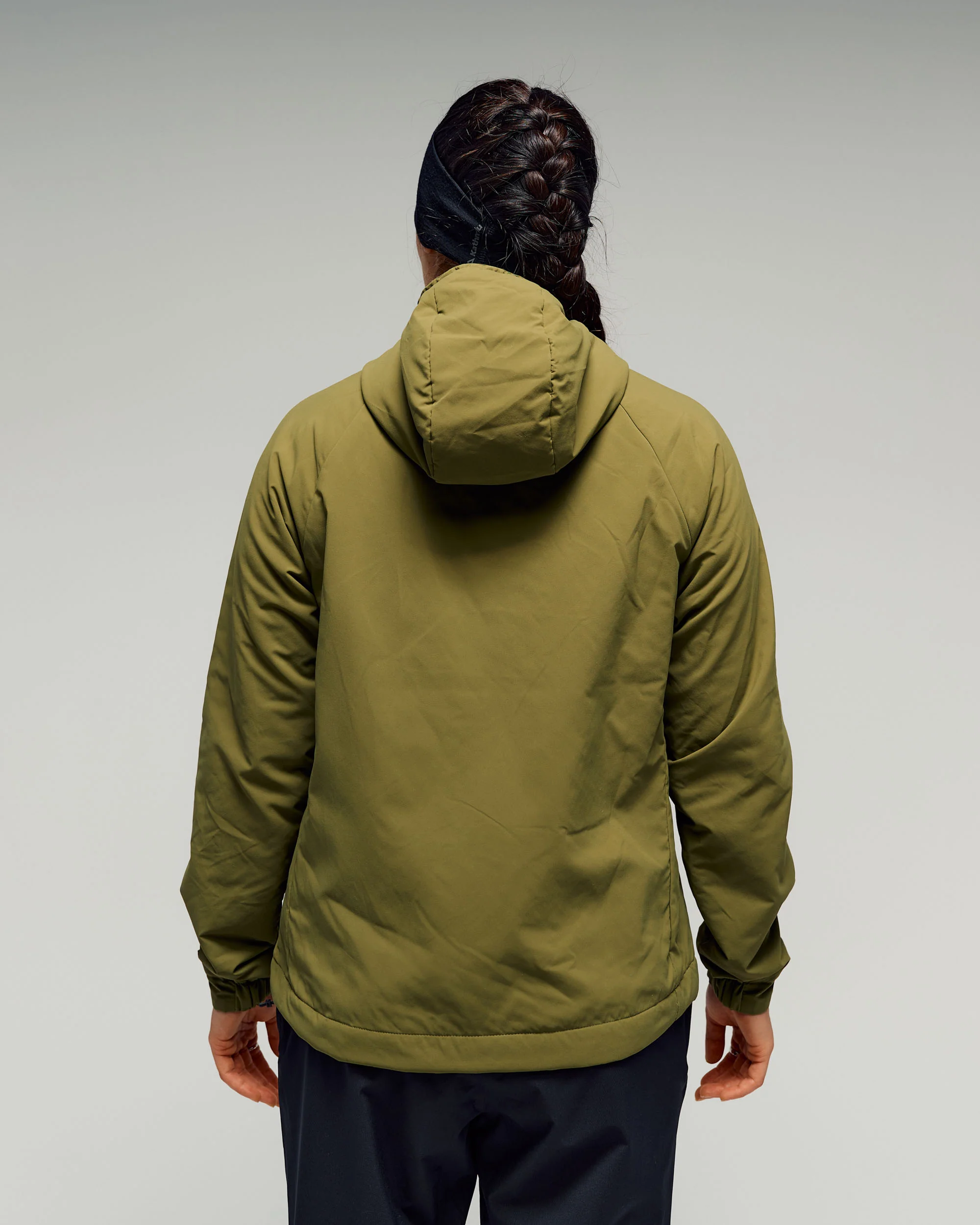 Women's Anytime LT Insulated Hooded Jacket - Dark Fern - Image 4