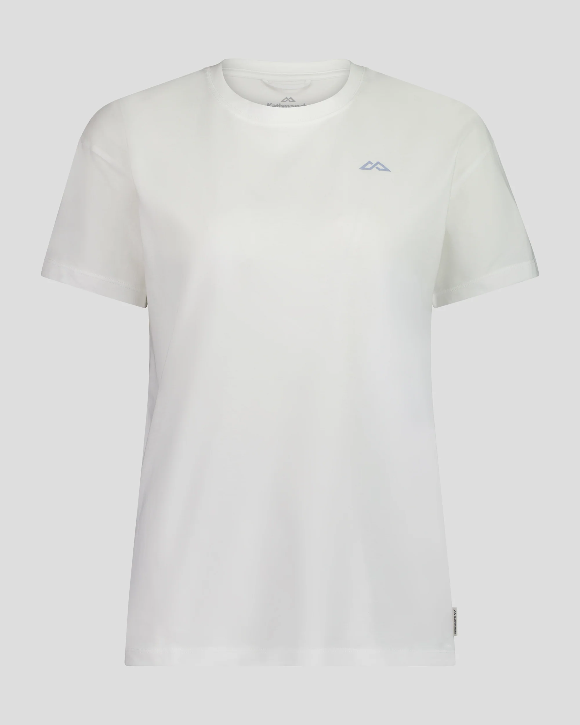 Women's Braided River Organic Cotton T-Shirt - White