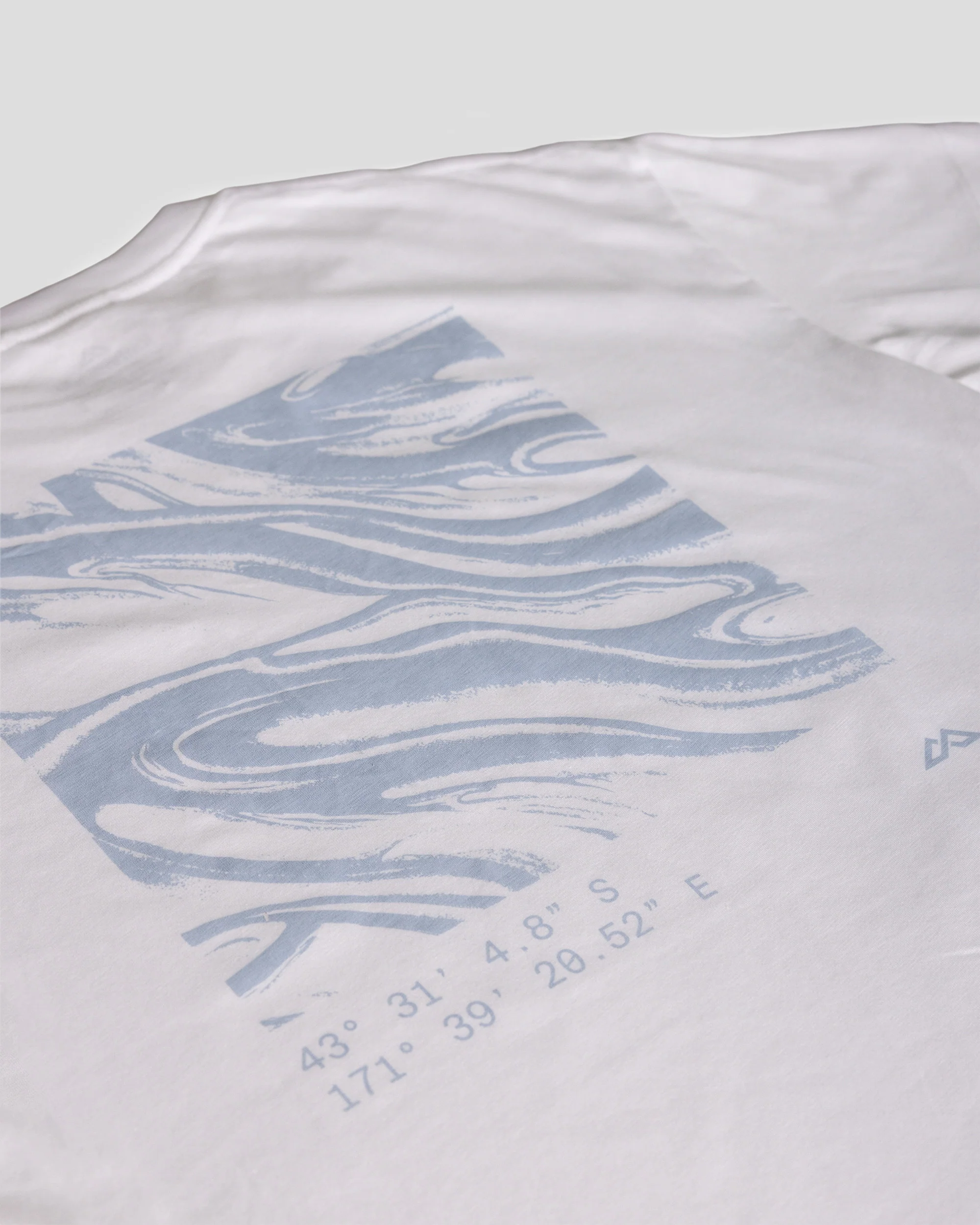 Women's Braided River Organic Cotton T-Shirt - White - Image 2