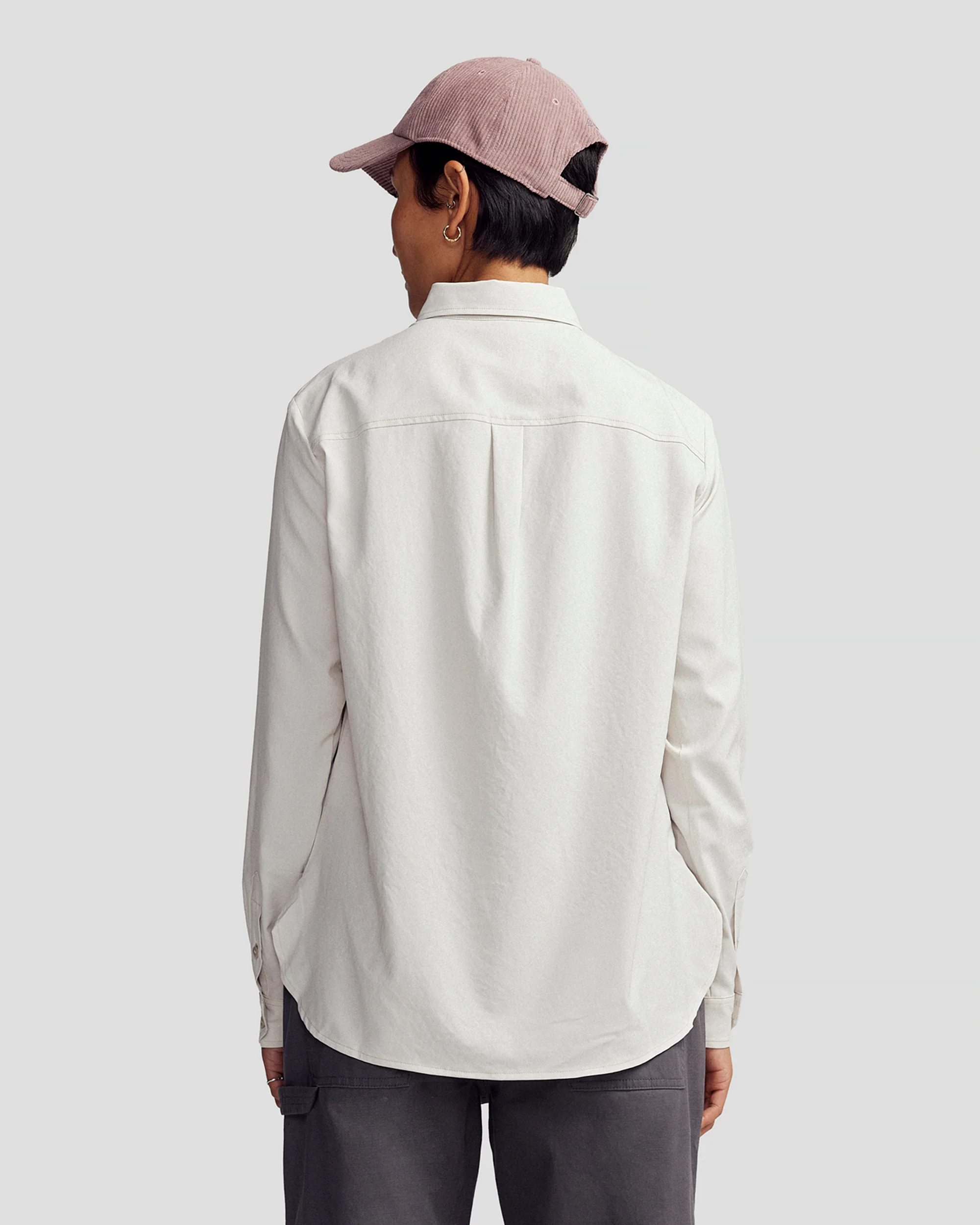 Women’s Flight Stretch Long Sleeve Shirt - Shroom - Image 2