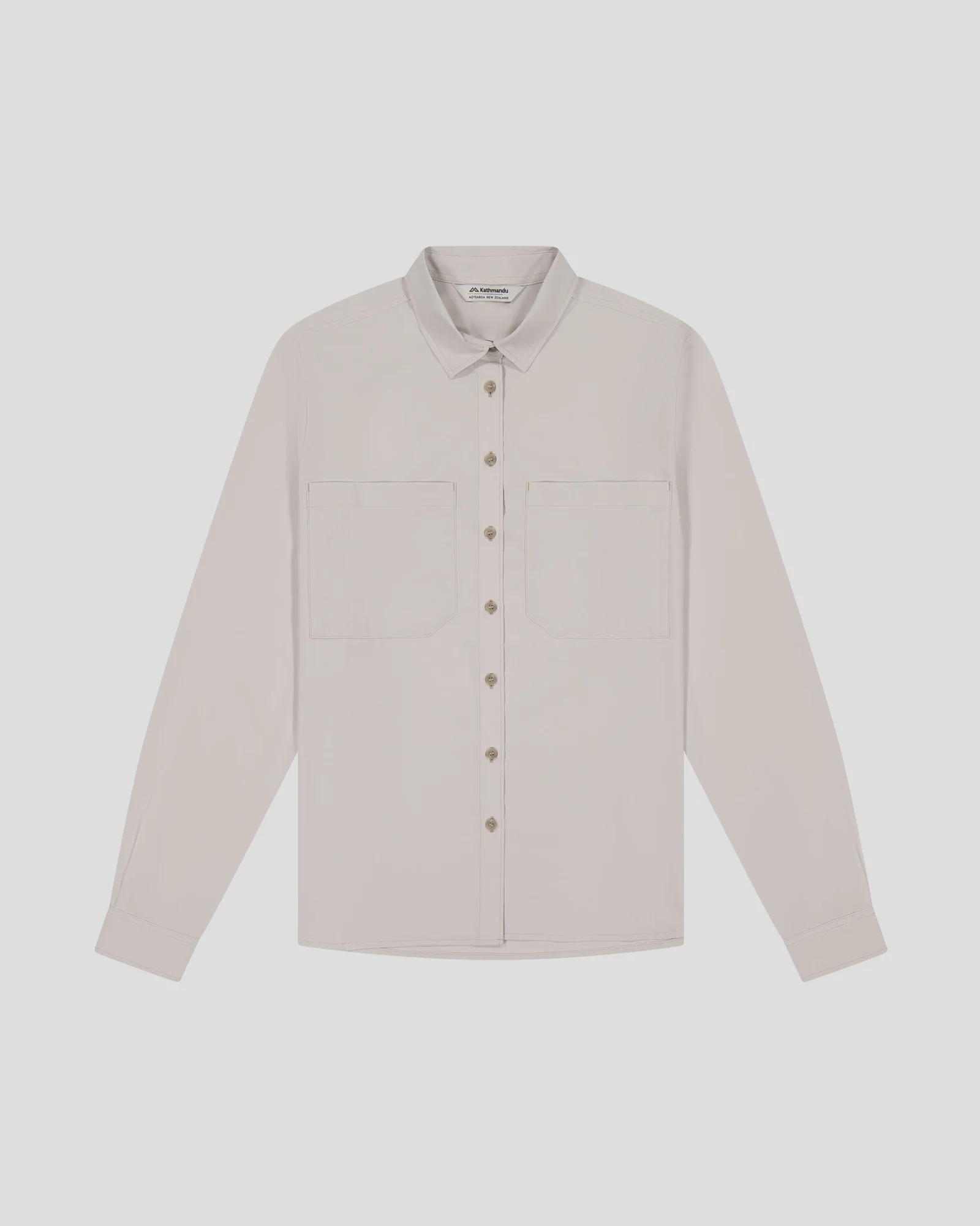 Women’s Flight Stretch Long Sleeve Shirt - Shroom - Image 4