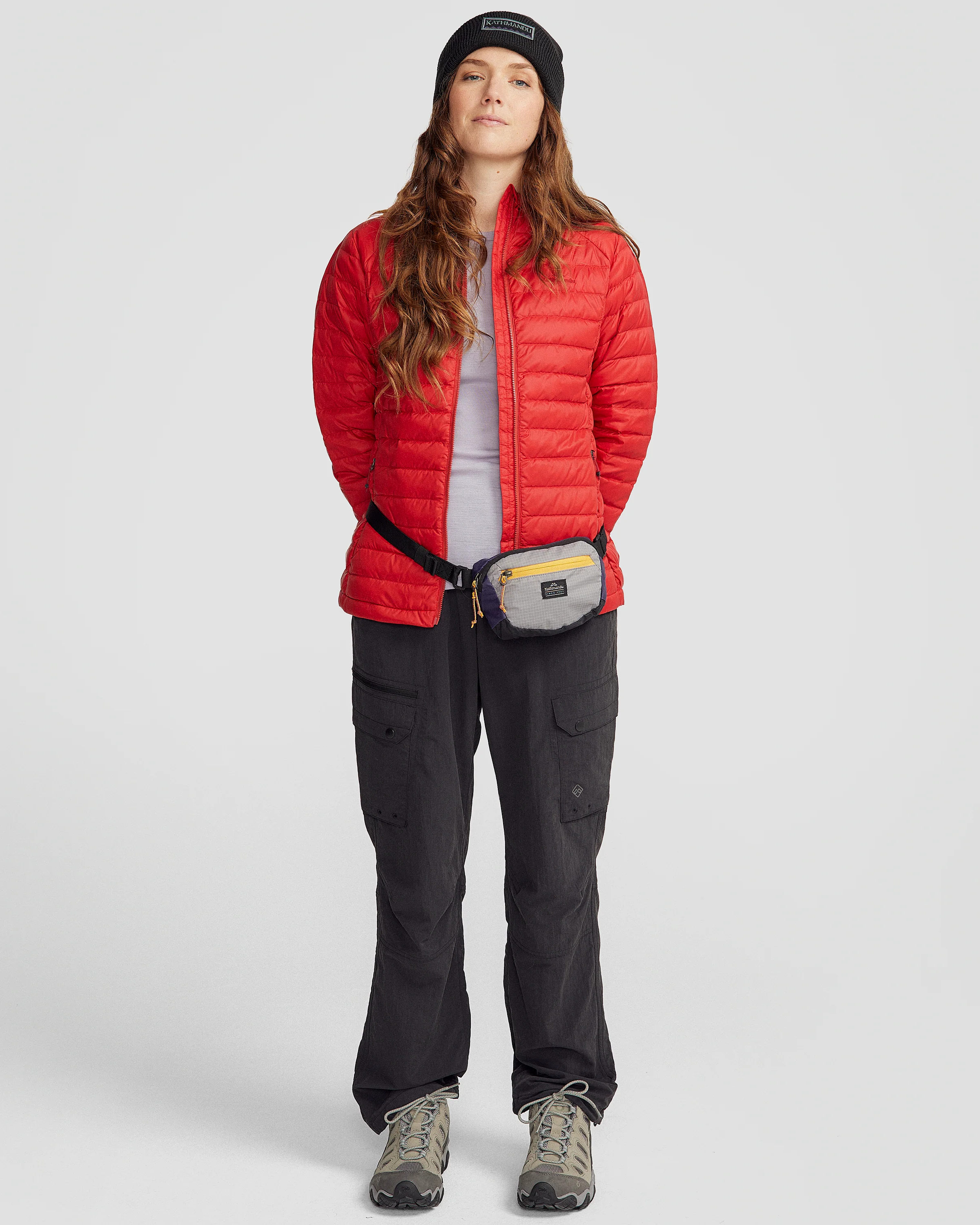 Women's Heli Down Hooded Jacket v3 - Spicy Chilli Pepper - Image 2