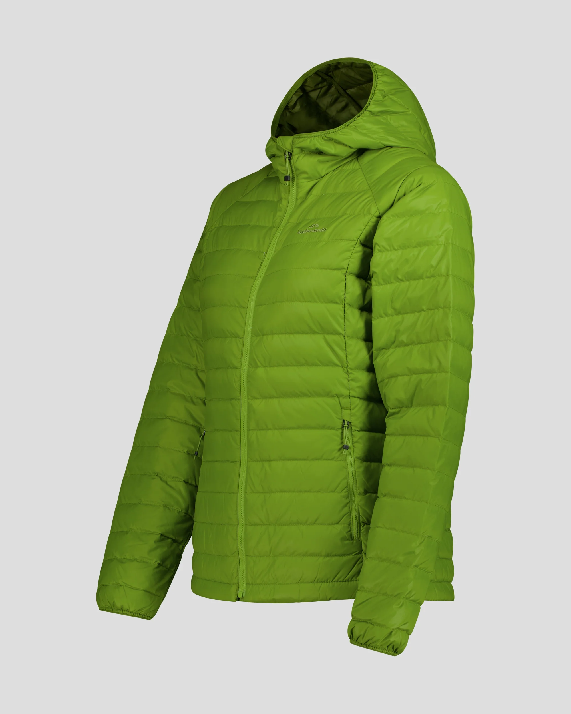 Women's Heli Down Hooded Jacket v3 - Verde - Image 2