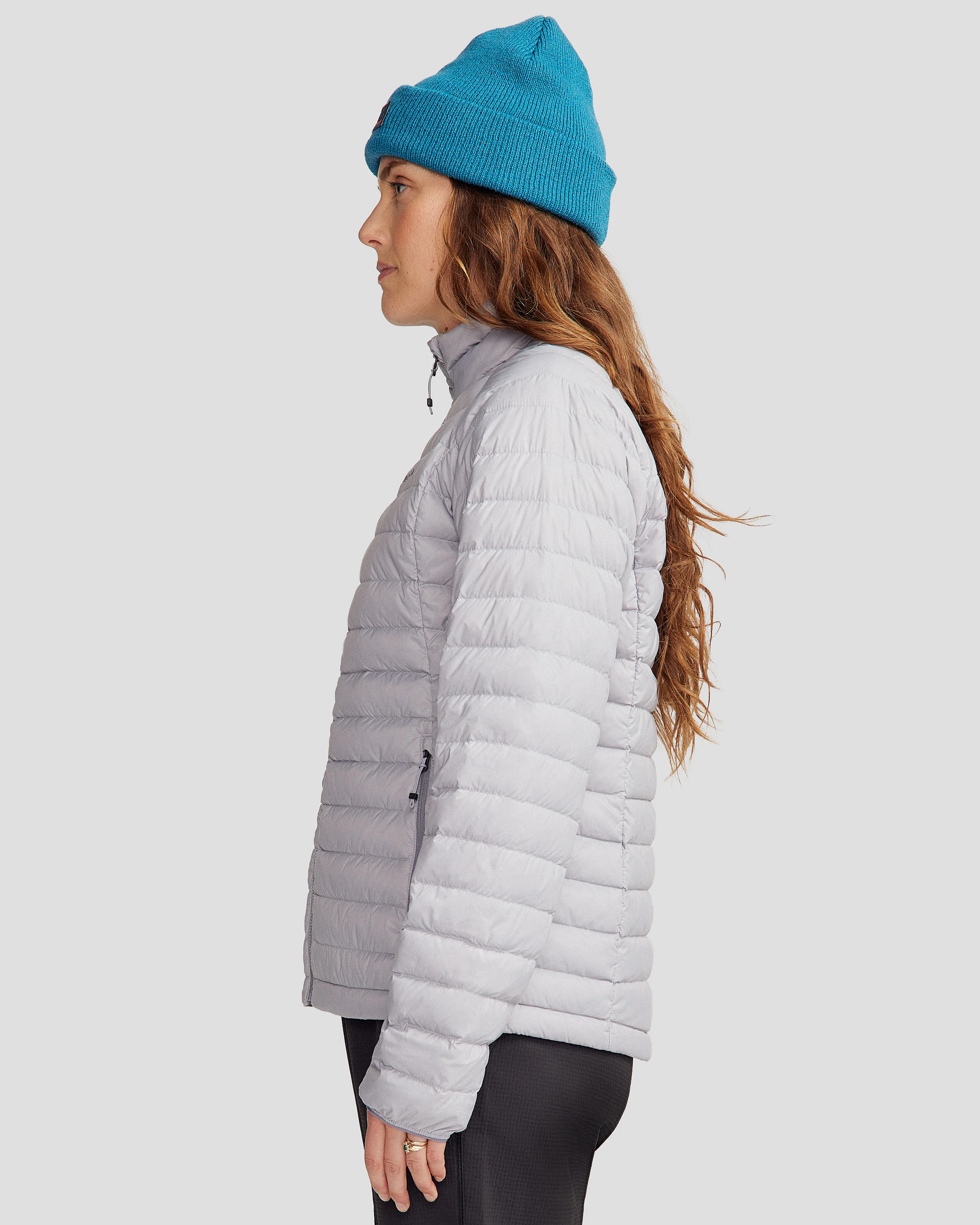 Women's Heli Down Jacket v4 - Light Haze - Image 10