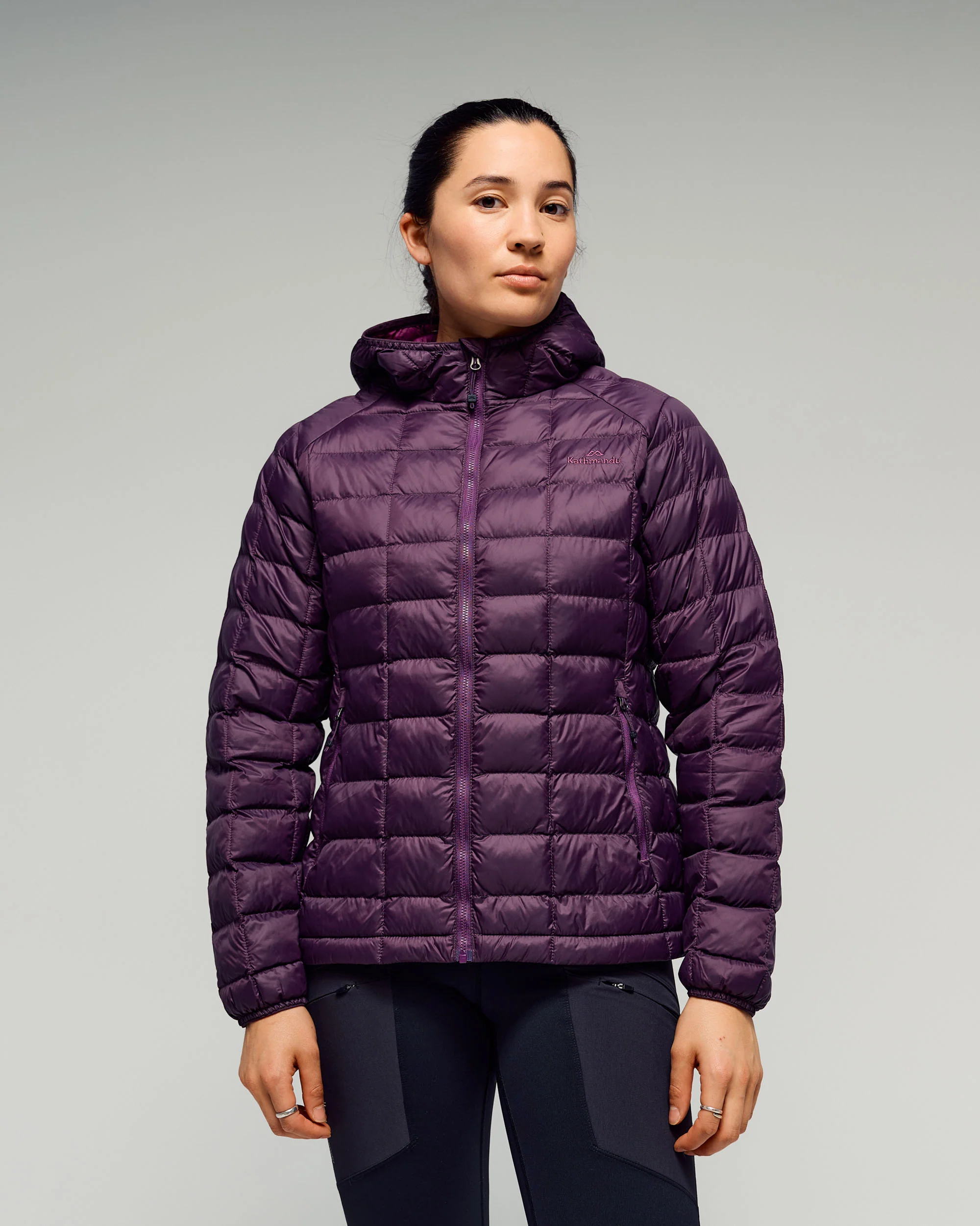 Women's Heli Insulated Hooded Jacket - Jam