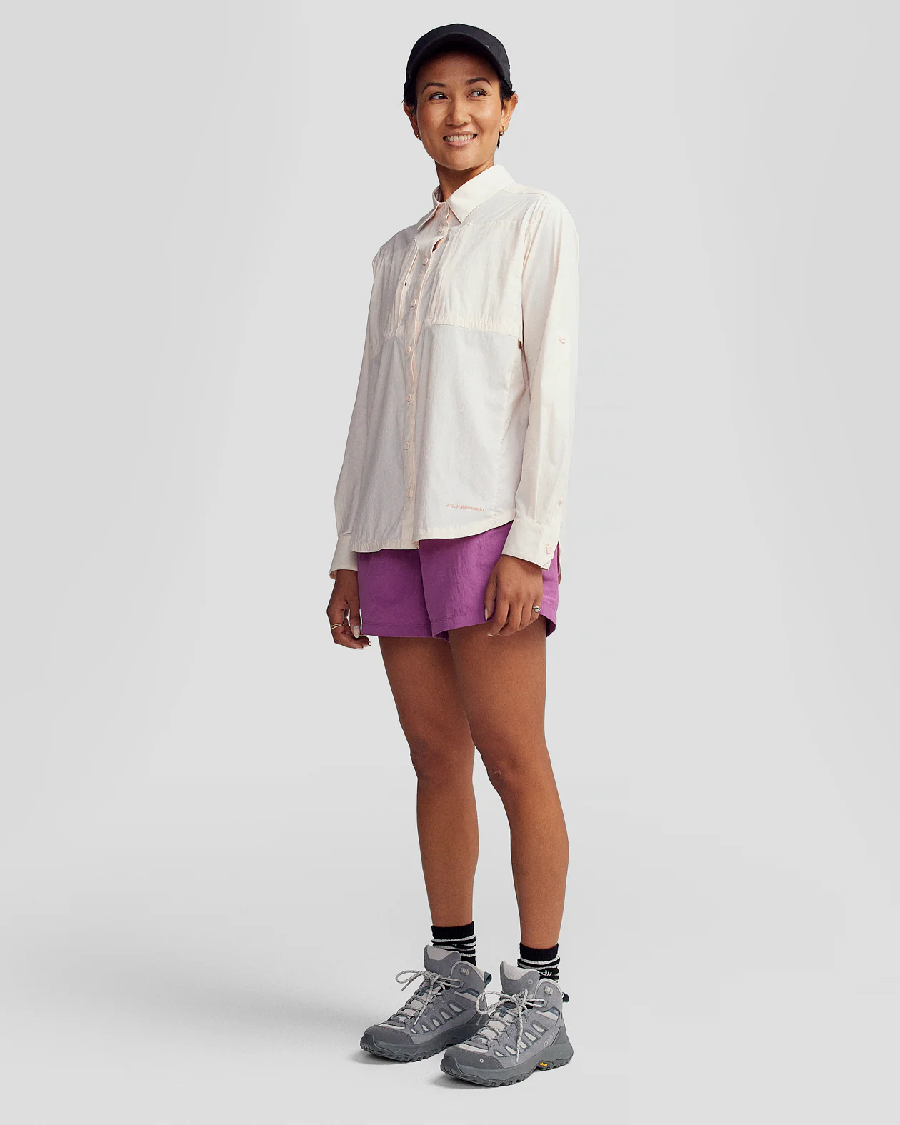 Women’s Ridge UPF Long Sleeve Shirt - Peachy - Image 3