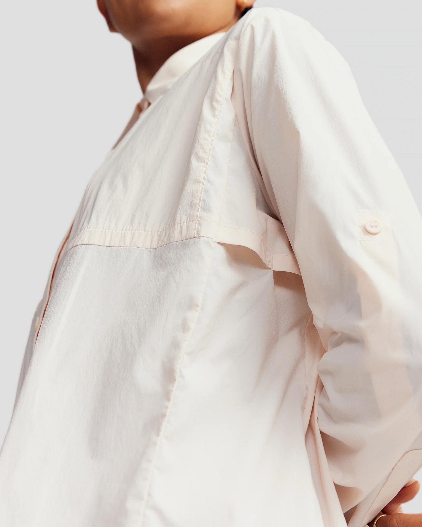Women’s Ridge UPF Long Sleeve Shirt - Peachy - Image 5