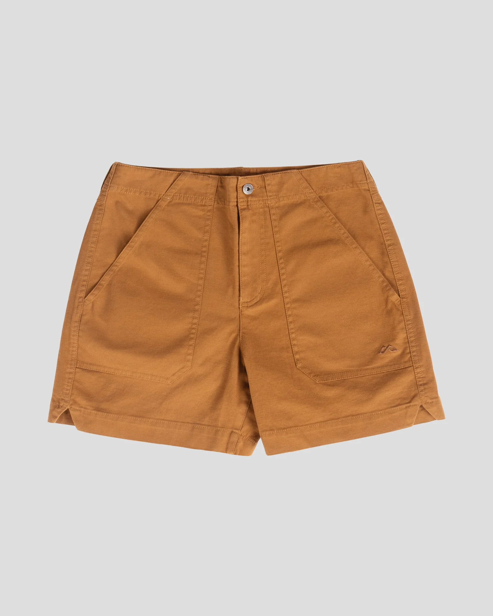 Women’s Weekend Cotton Shorts - Bark - Image 6