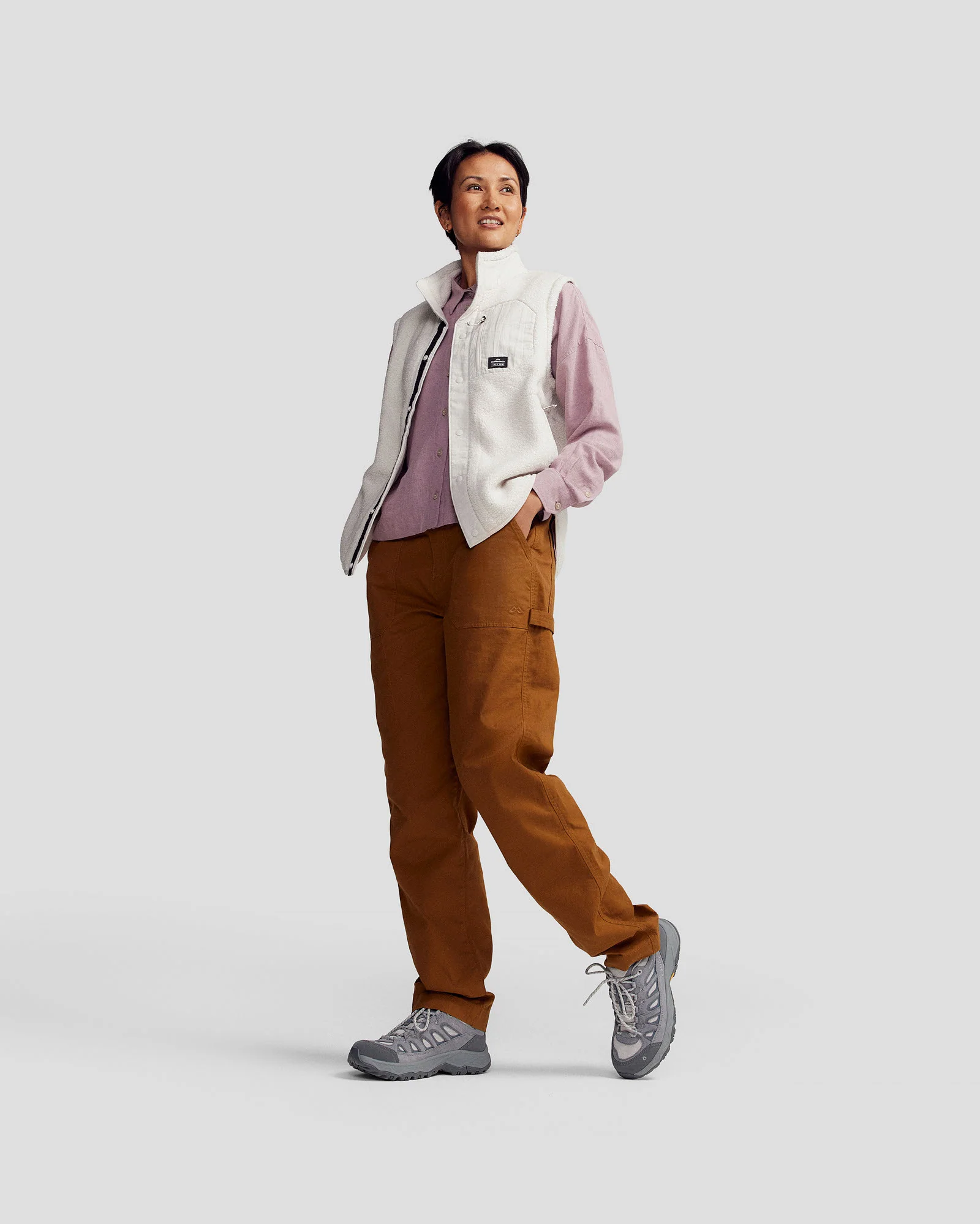 Women’s Weekend Natural Long Sleeve Shirt - Thistle Chambray - Image 2